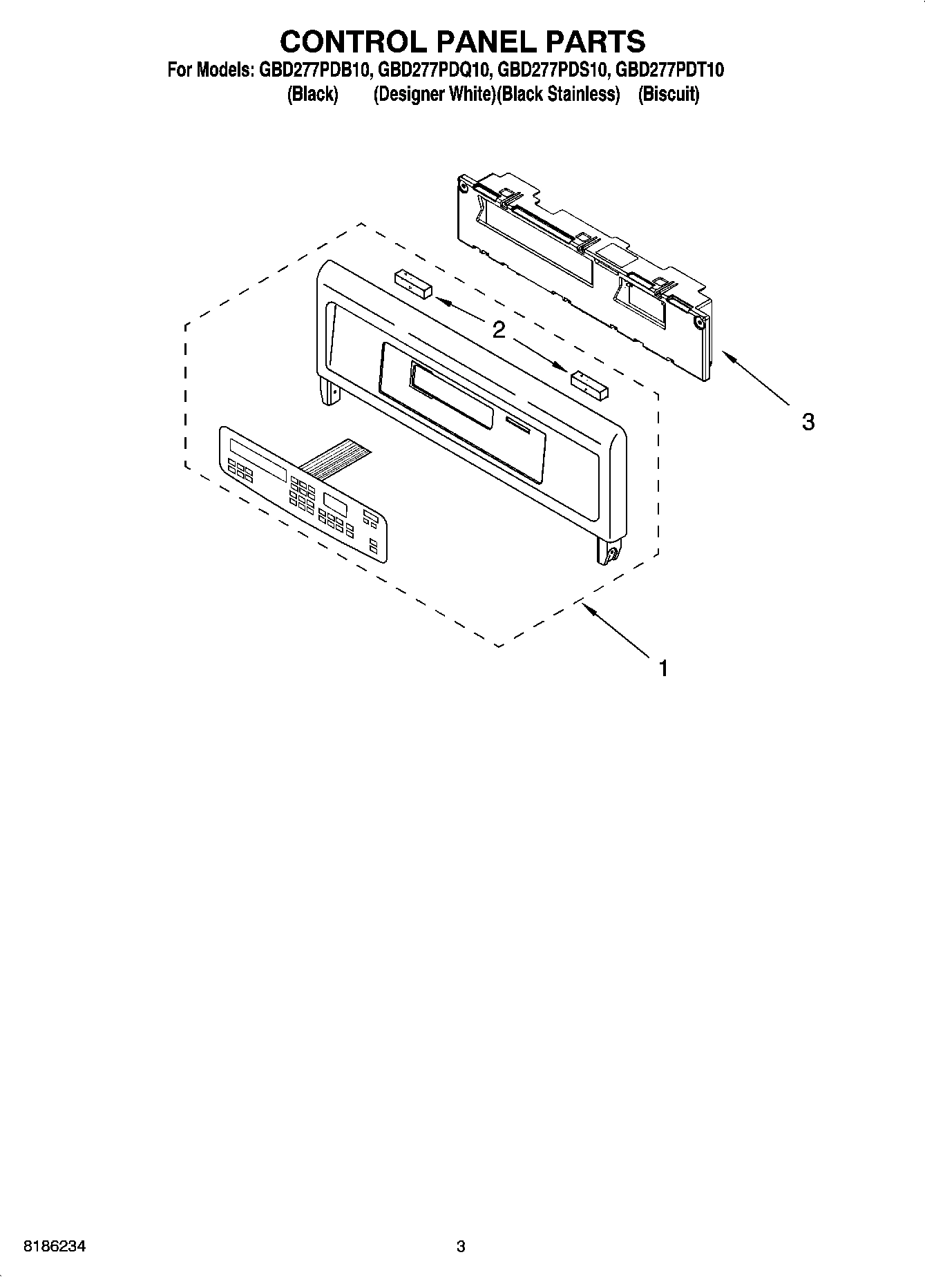 02 - CONTROL PANEL PARTS