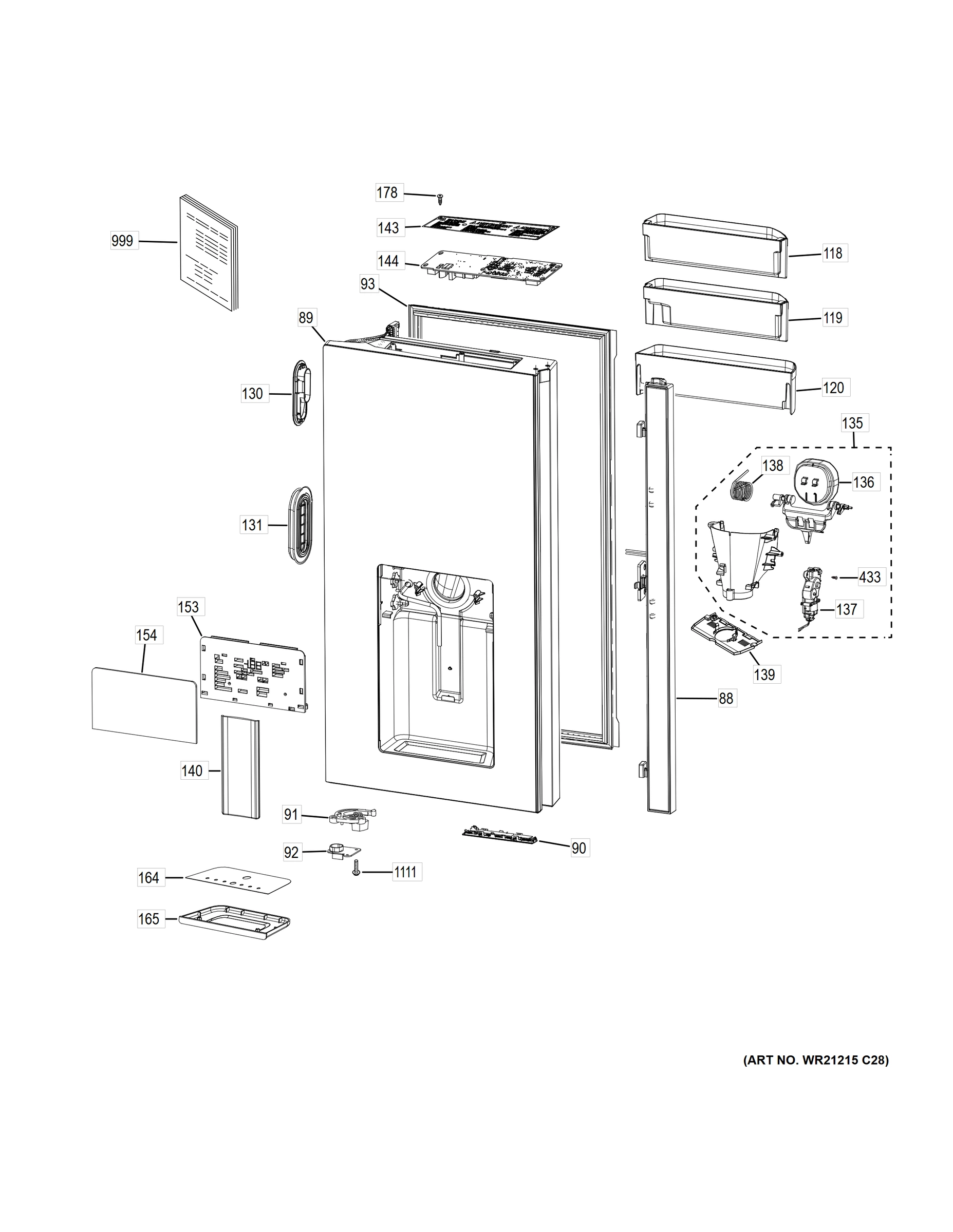 DISPENSER DOOR