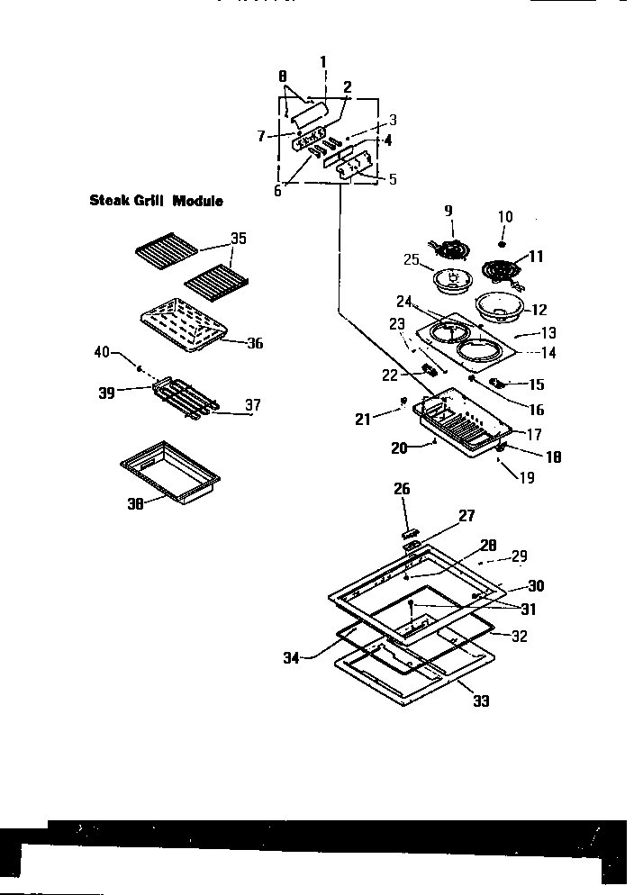 03 - COOKTOP FRAME & SURFACE UNIT