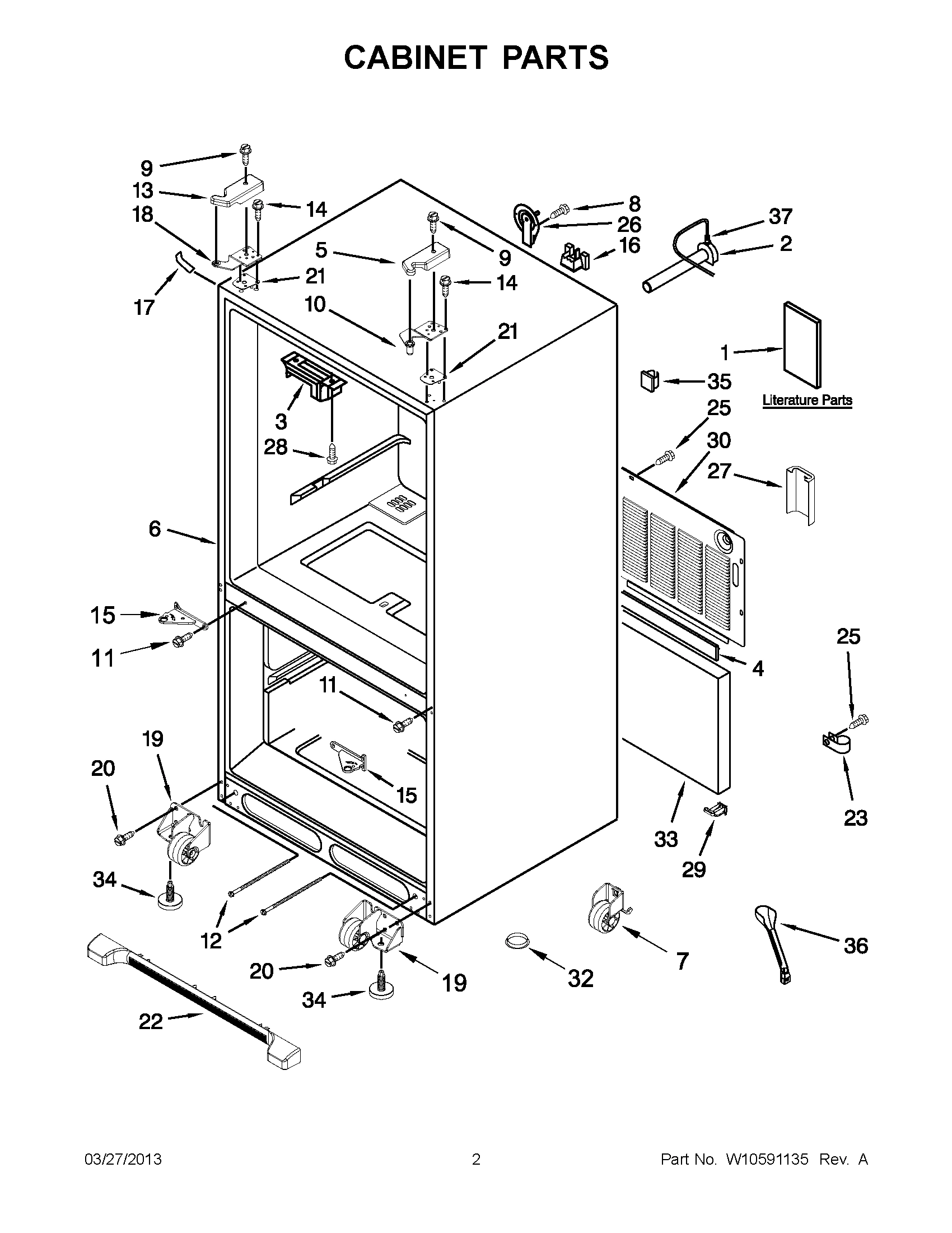 01 - CABINET PARTS