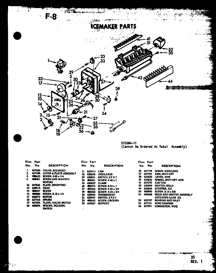 10 - ICEMAKER PARTS