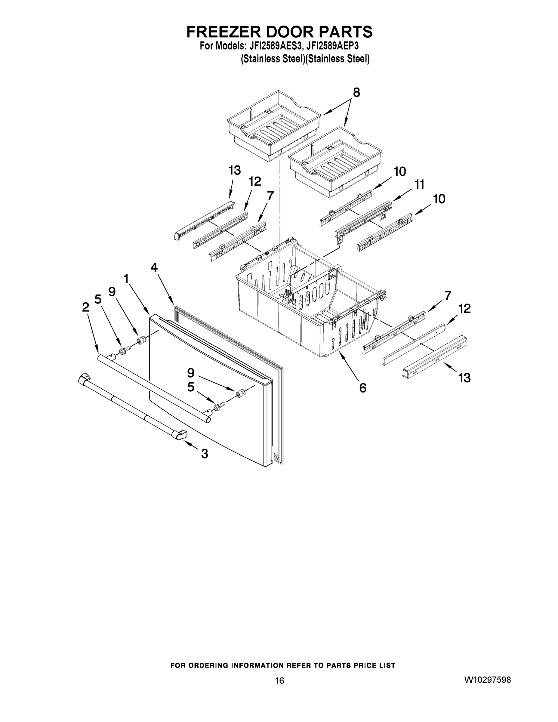 09 - FREEZER DOOR PARTS