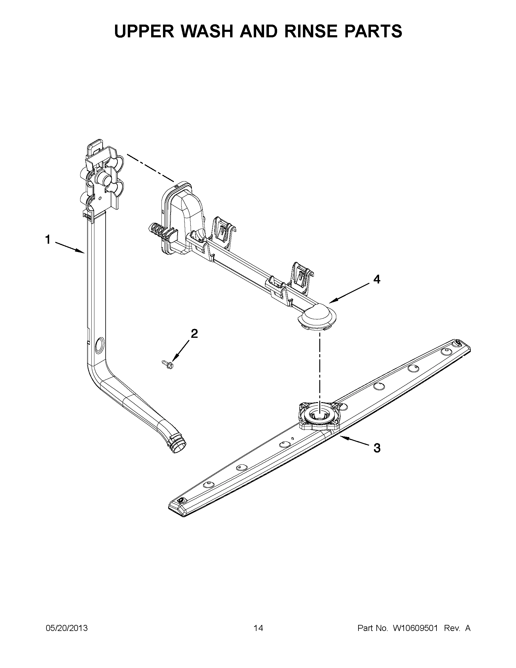 07 - UPPER WASH AND RINSE PARTS