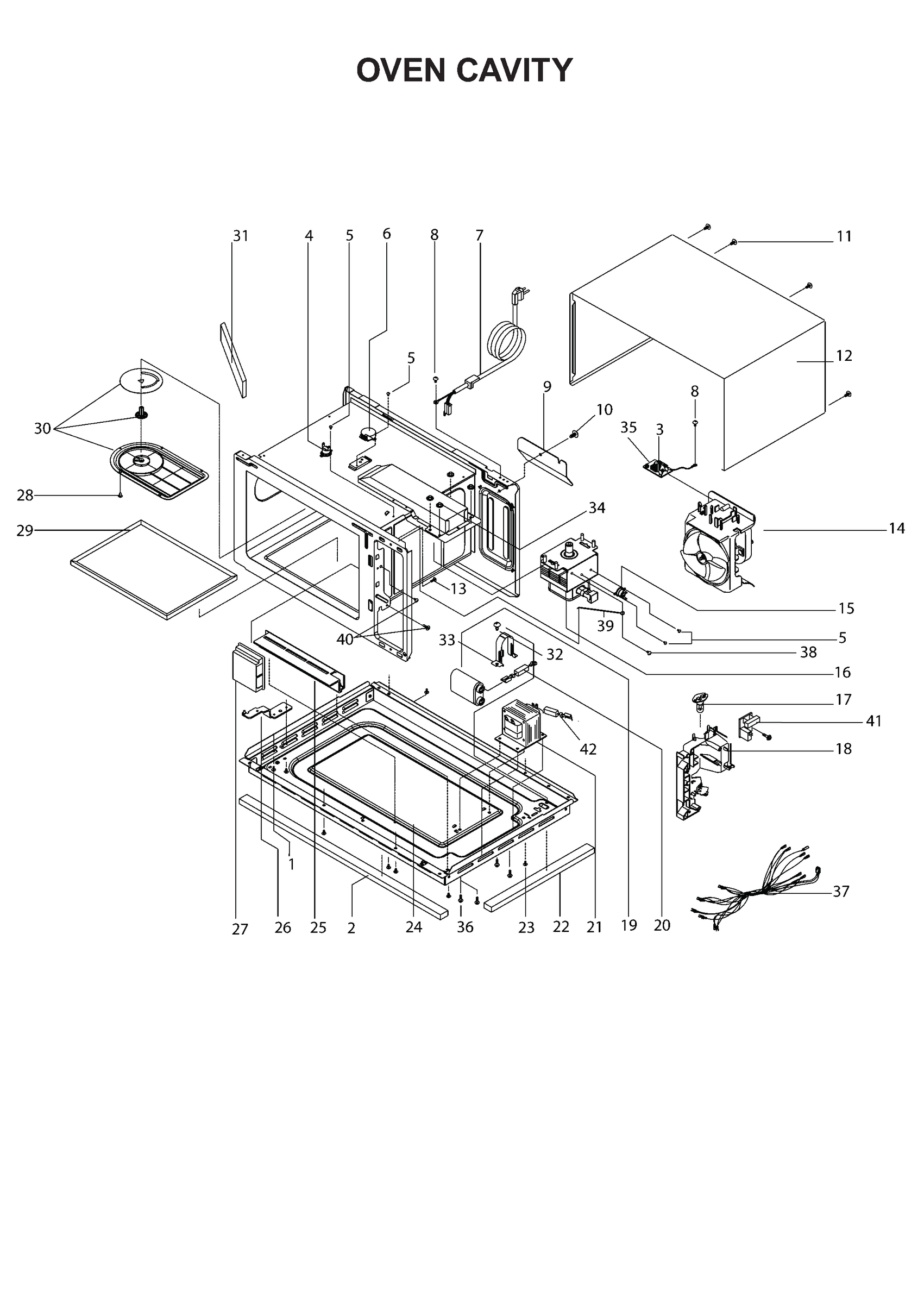 OVEN CAVITY