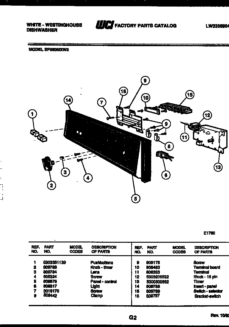 02 - CONSOLE AND CONTROL PARTS