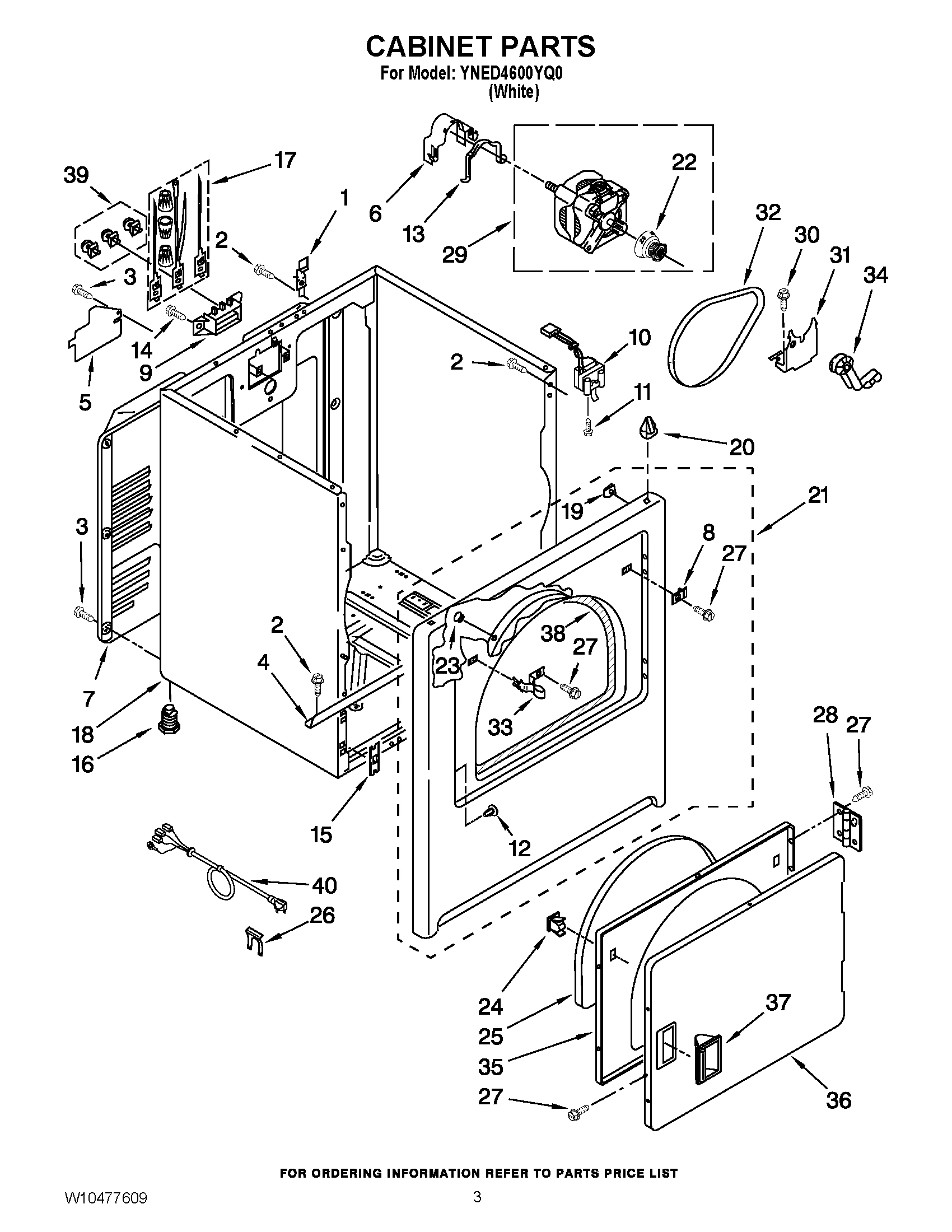 02 - CABINET PARTS