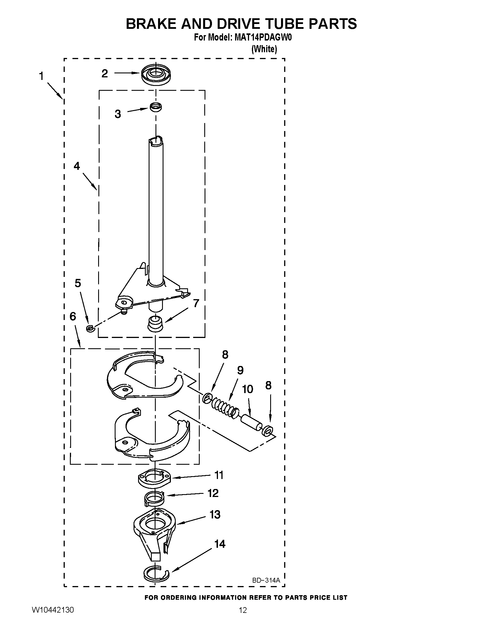 08 - BRAKE AND DRIVE TUBE PARTS