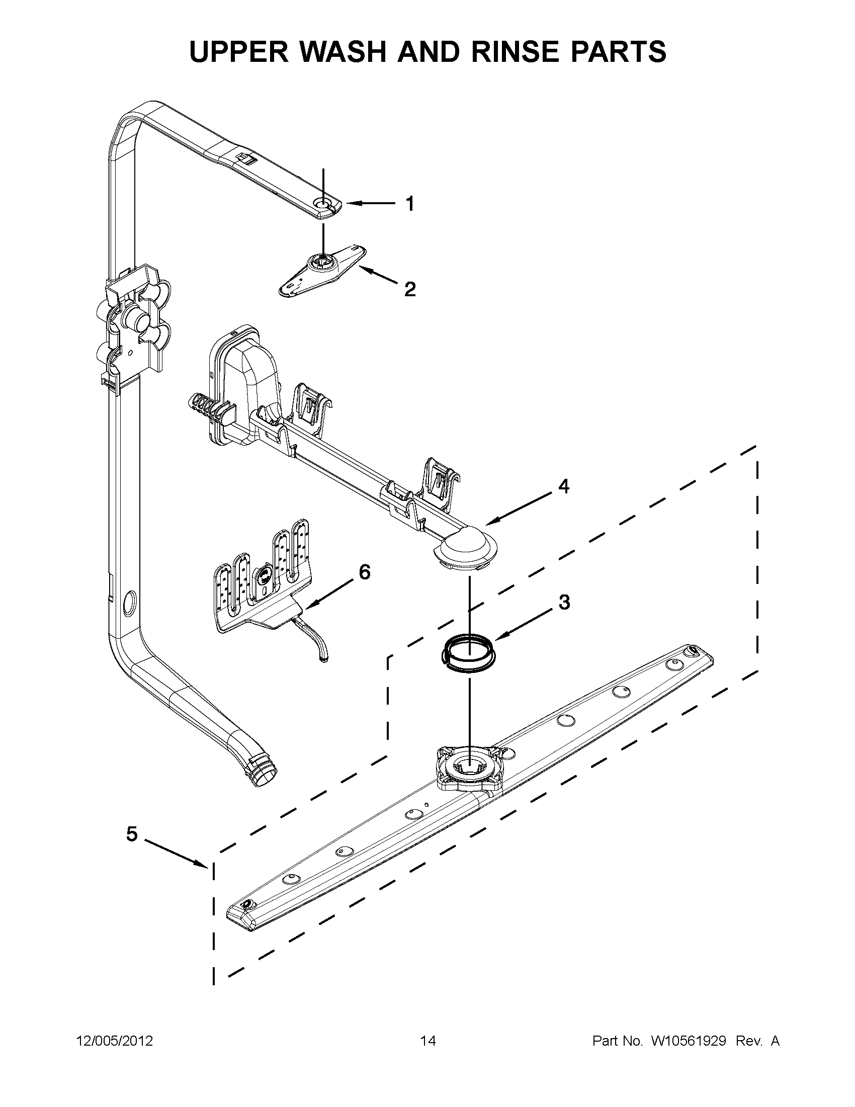 07 - UPPER WASH AND RINSE PARTS