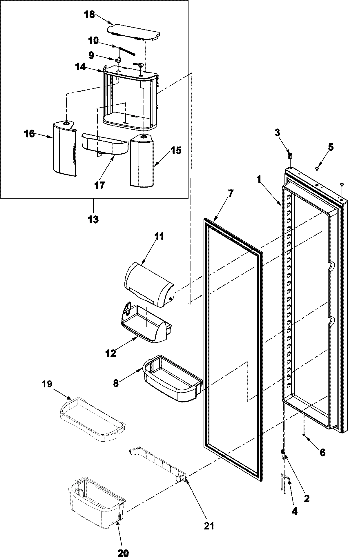 32 - REFRIGERATOR DOOR SERIES 50+