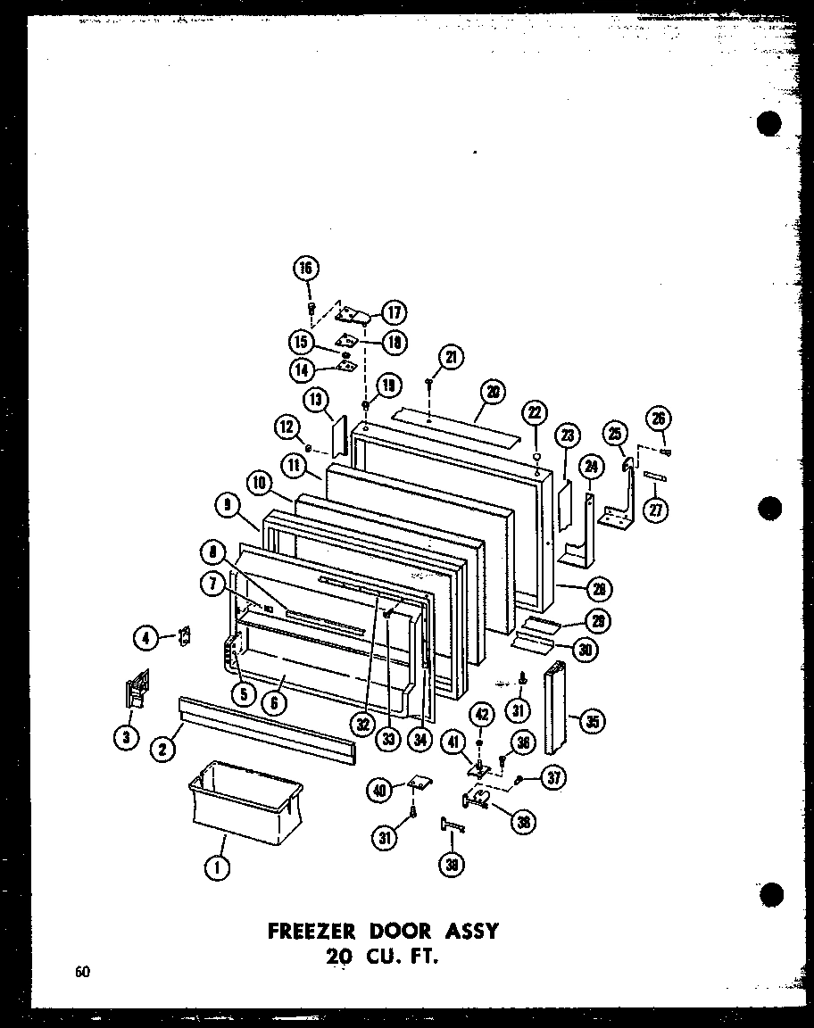 03 - FZ DOOR ASSY 20 CU. FT.