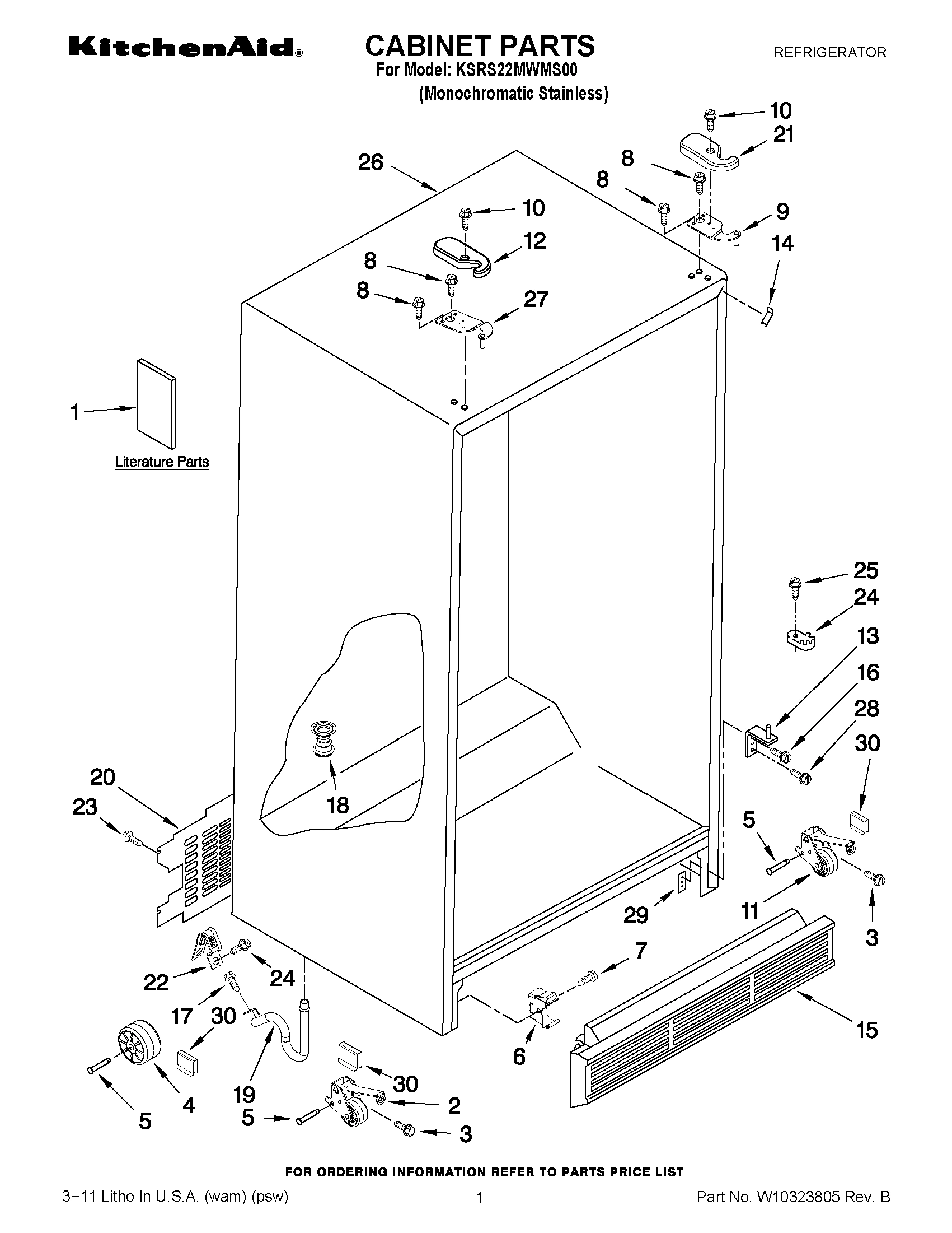 01 - CABINET PARTS