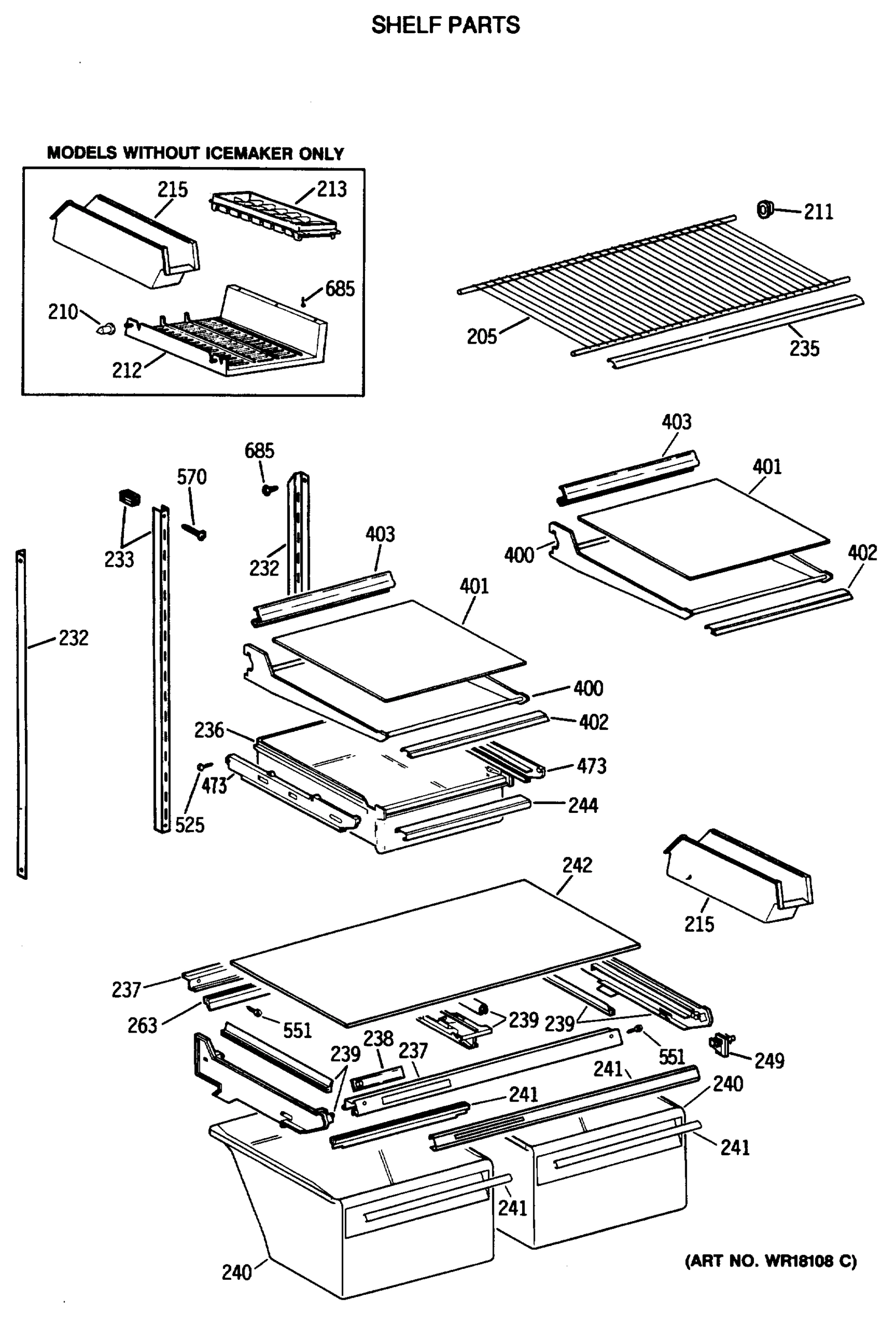 SHELF PARTS