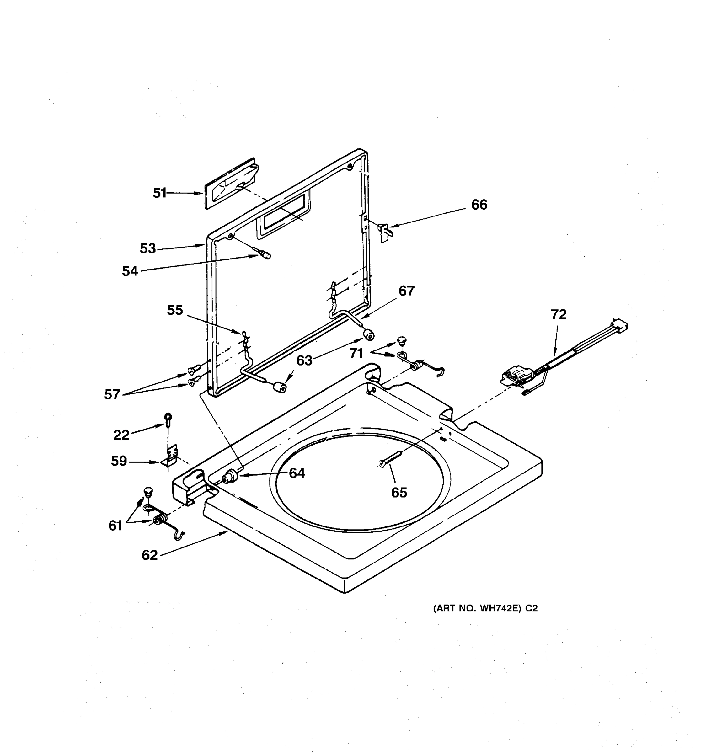 WASHER LID