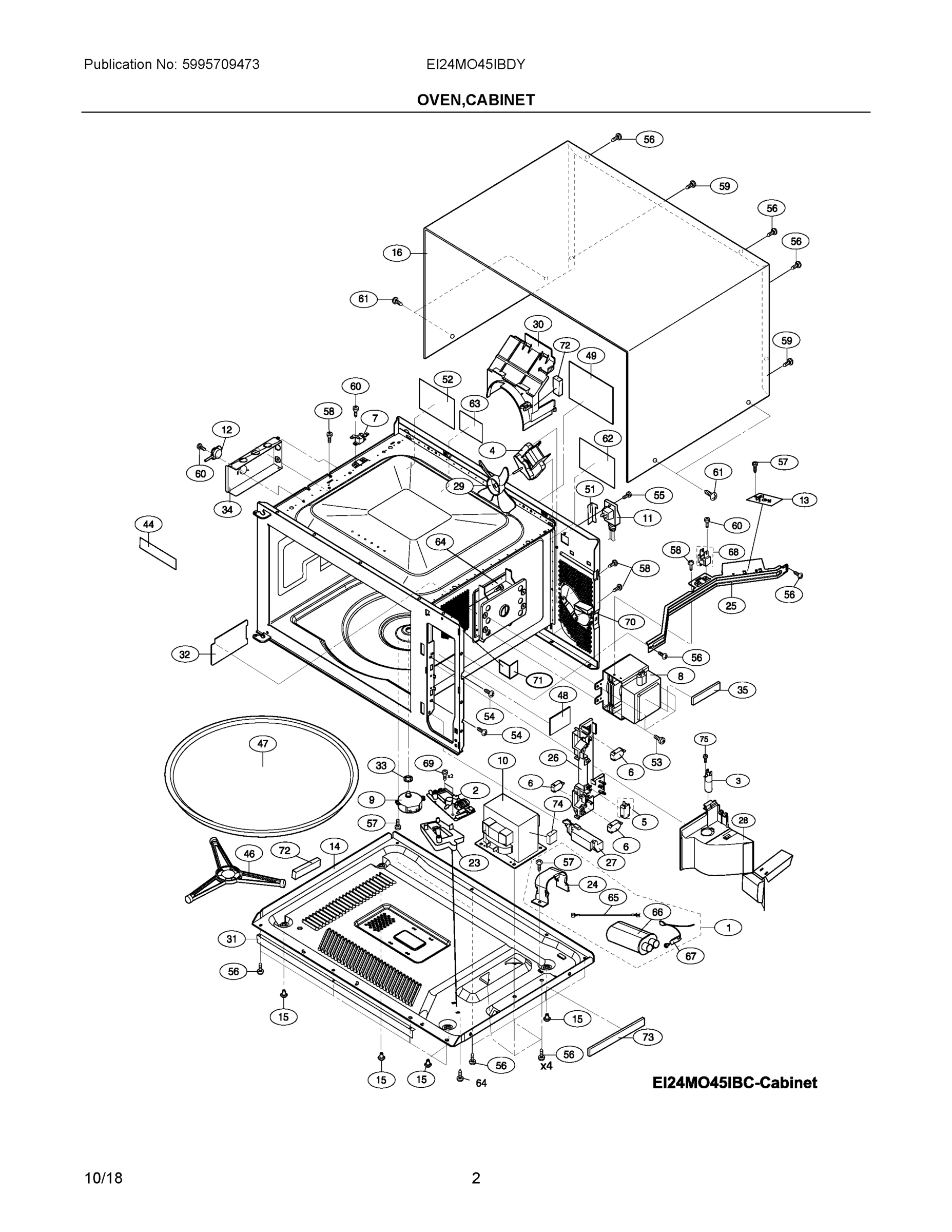 02 - OVEN,CABINET