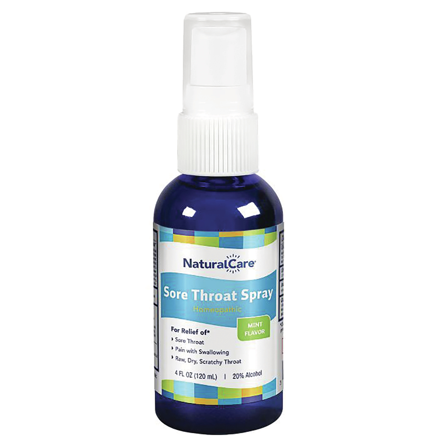 NaturalCare Sore Throat Spray - Mint | 4 fl oz Spray