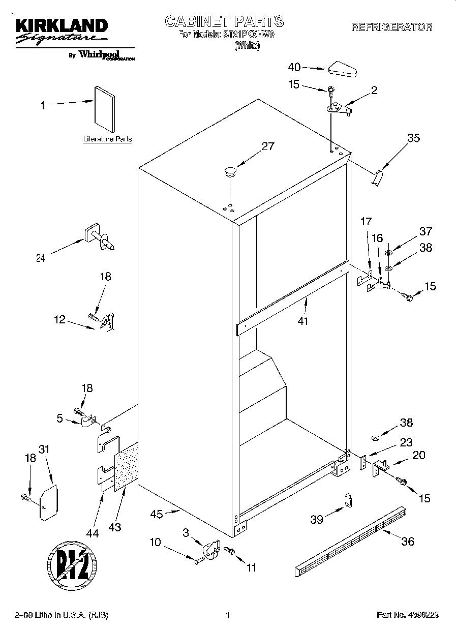 01 - CABINET, LITERATURE