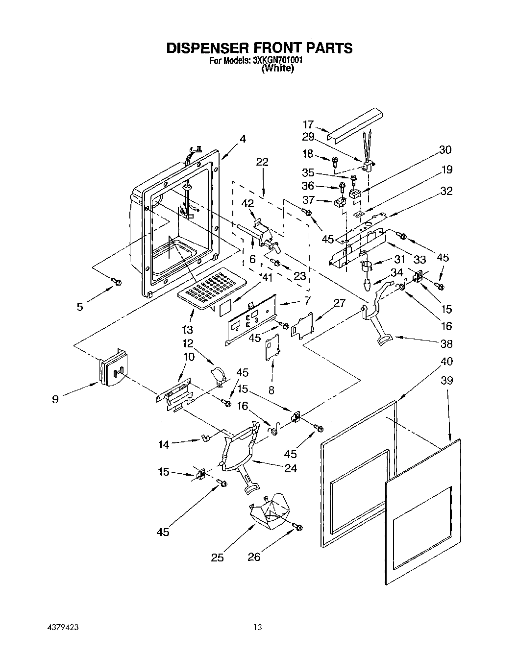 08 - DISPENSER FRONT