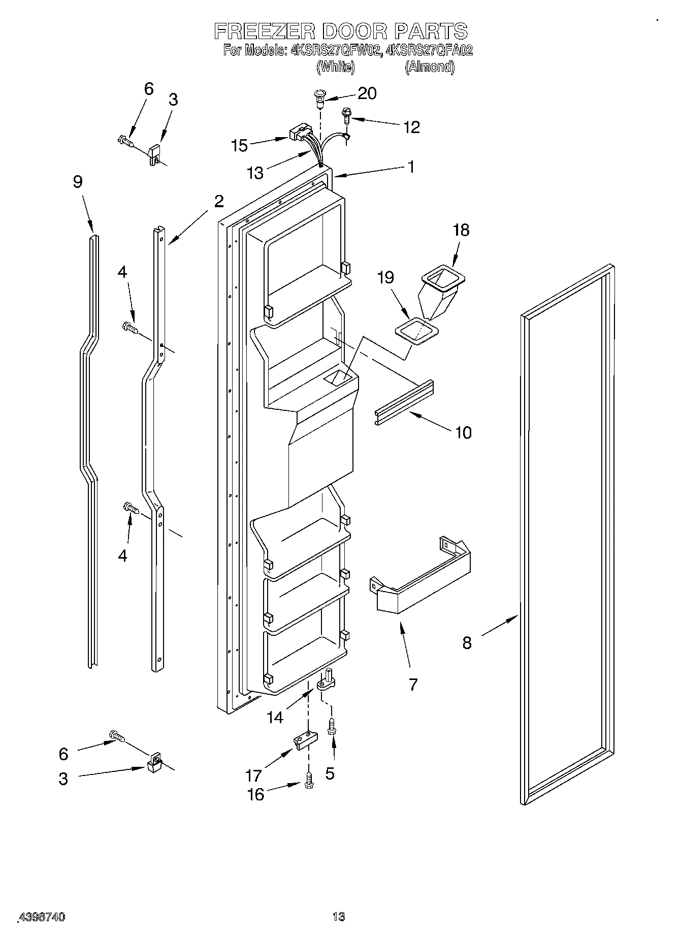 08 - FREEZER DOOR