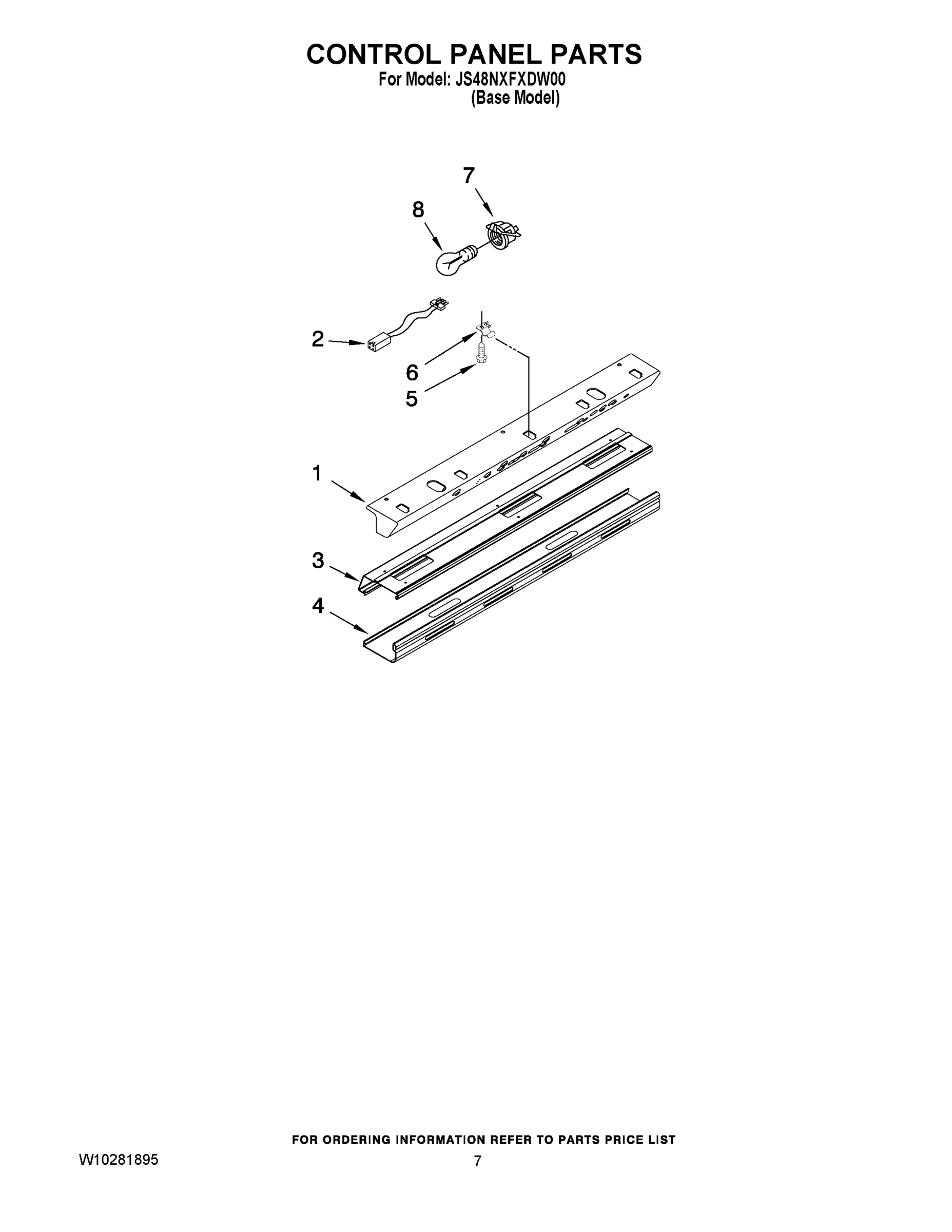 05 - CONTROL PANEL PARTS