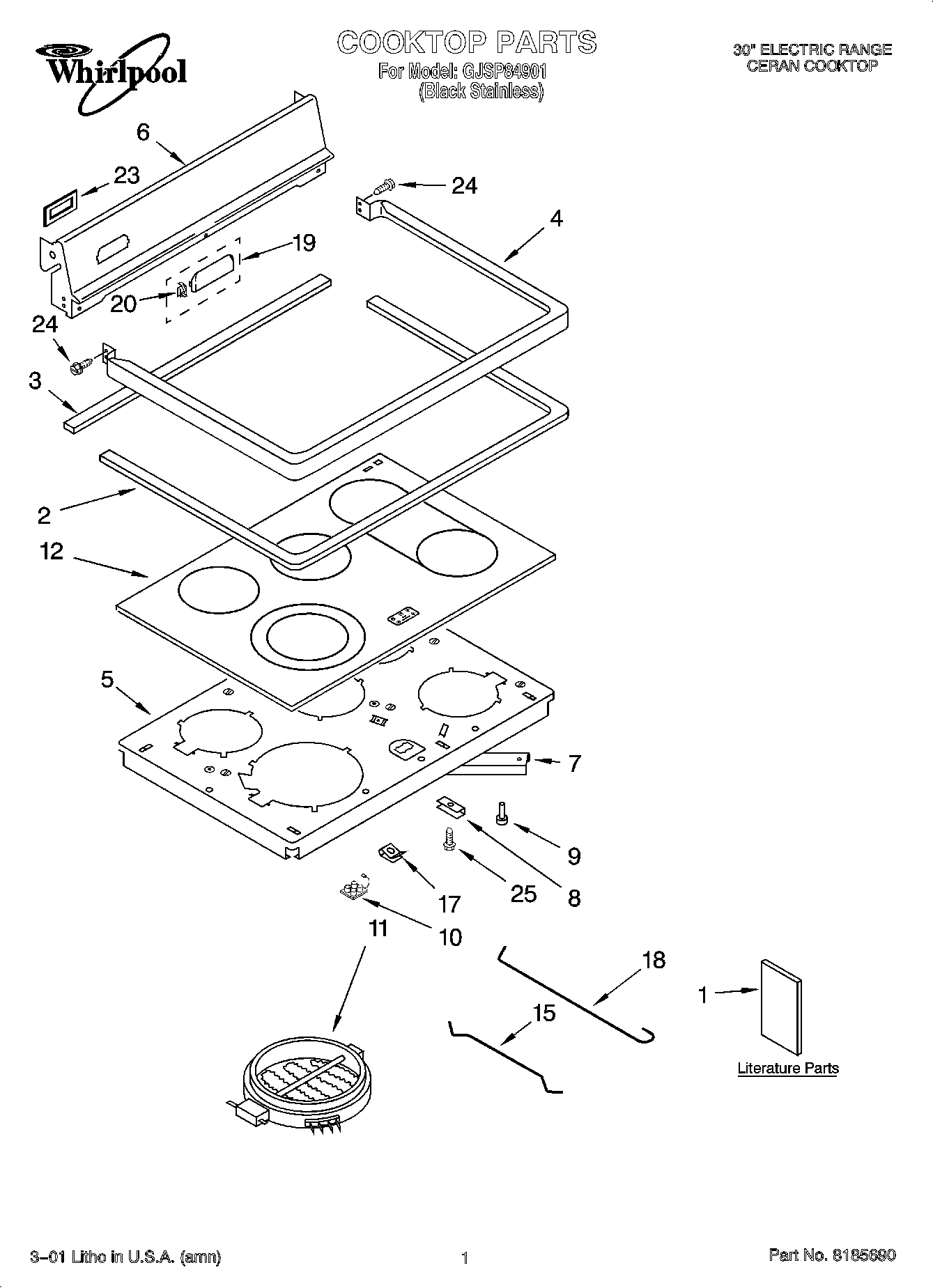 01 - COOKTOP PARTS