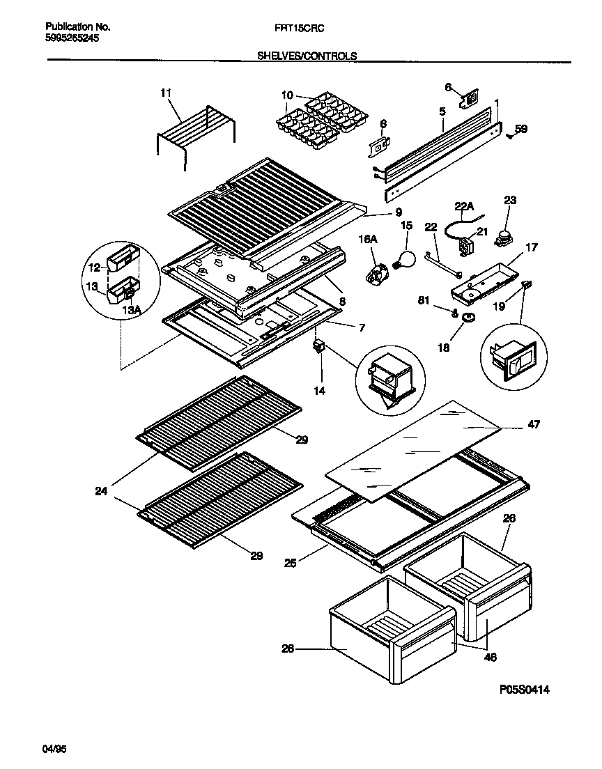 04 - SHELVES/CONTROLS