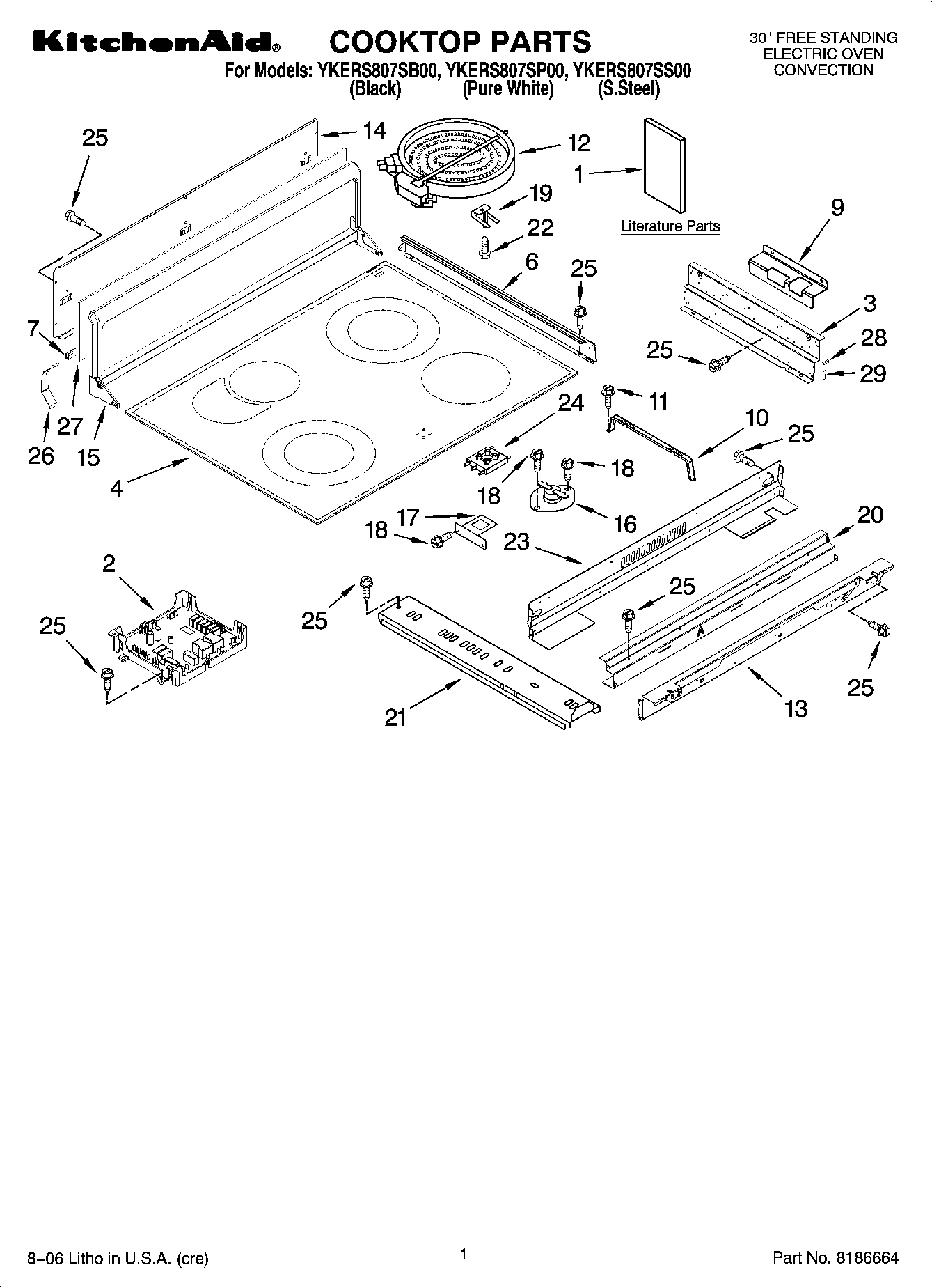 01 - COOKTOP PARTS