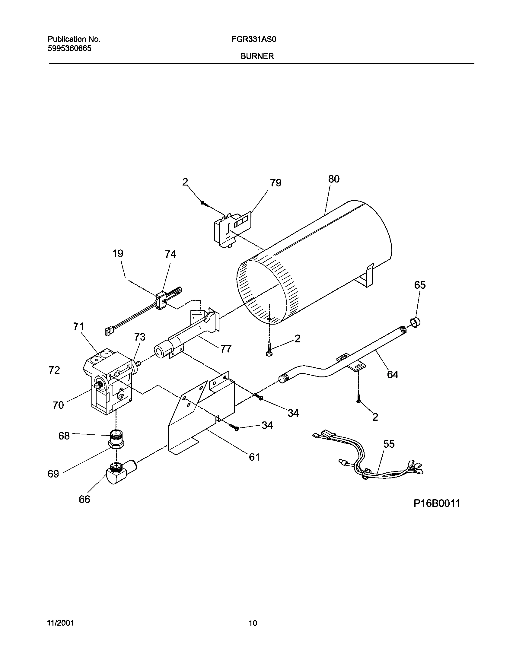 11 - BURNER,VALVE