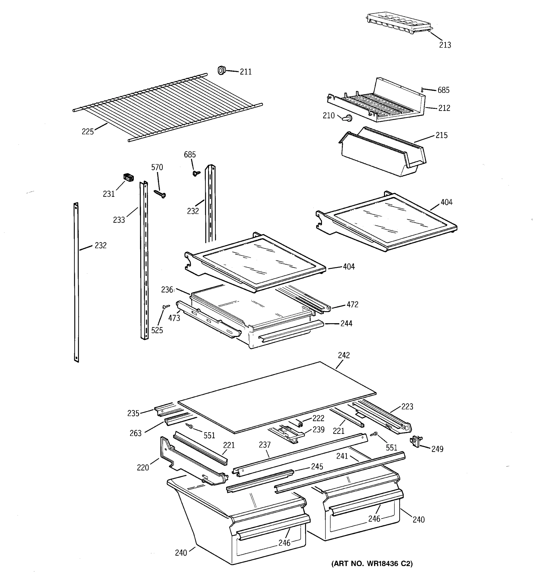 SHELF PARTS
