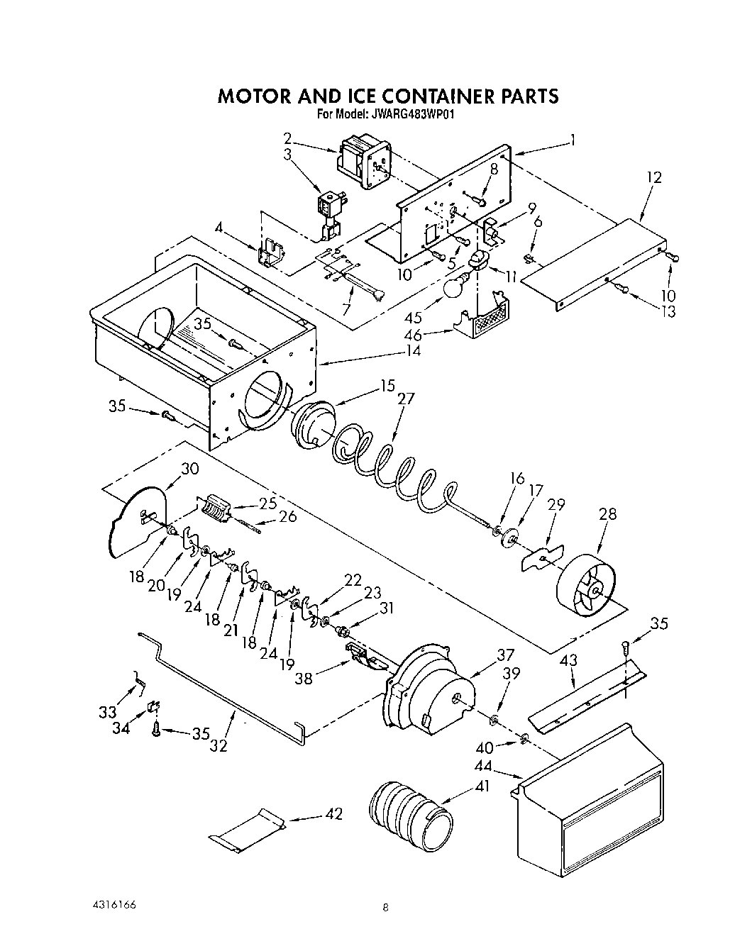 06 - MOTOR AND ICE CONTAINER