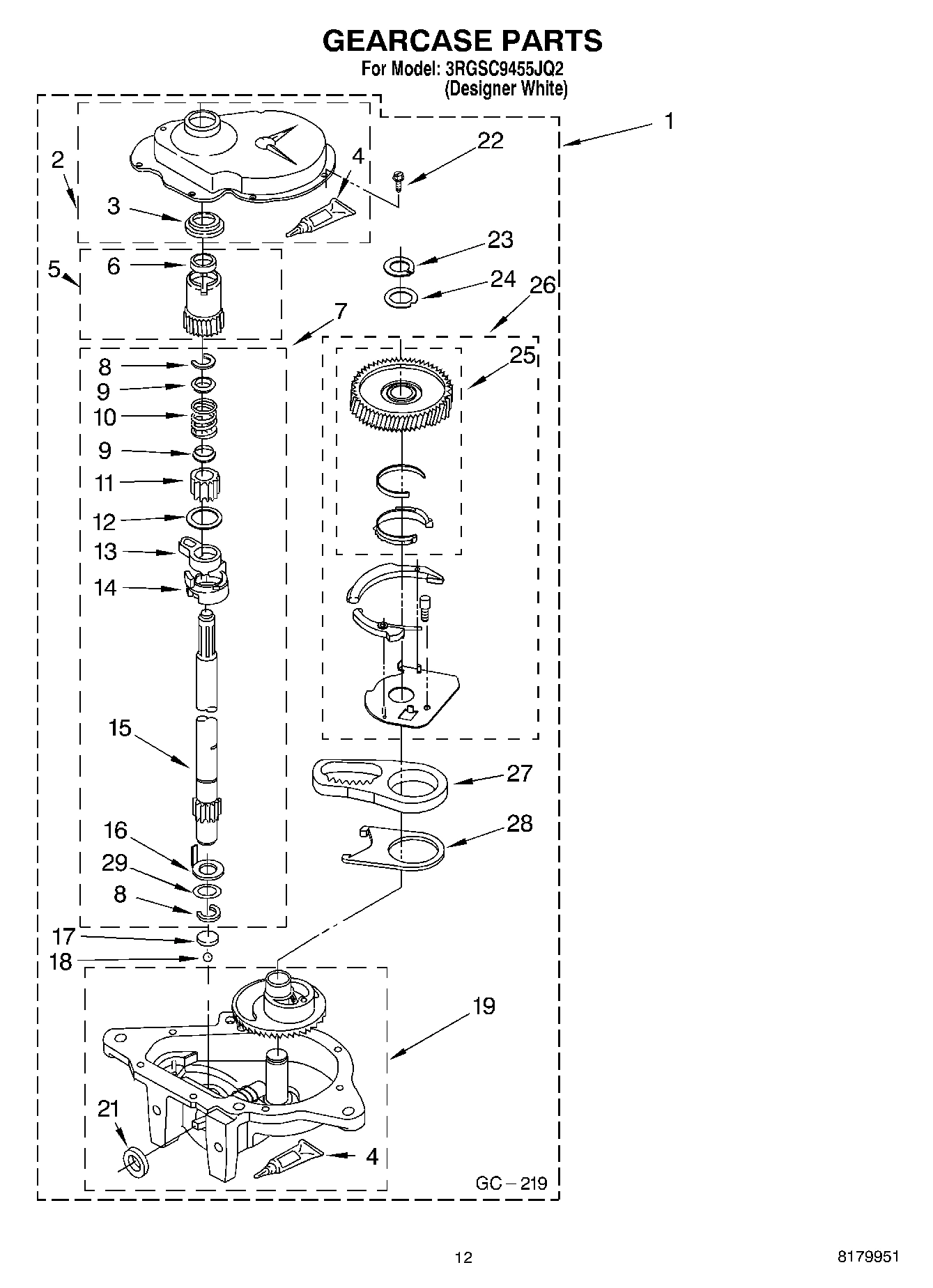 08 - GEARCASE PARTS