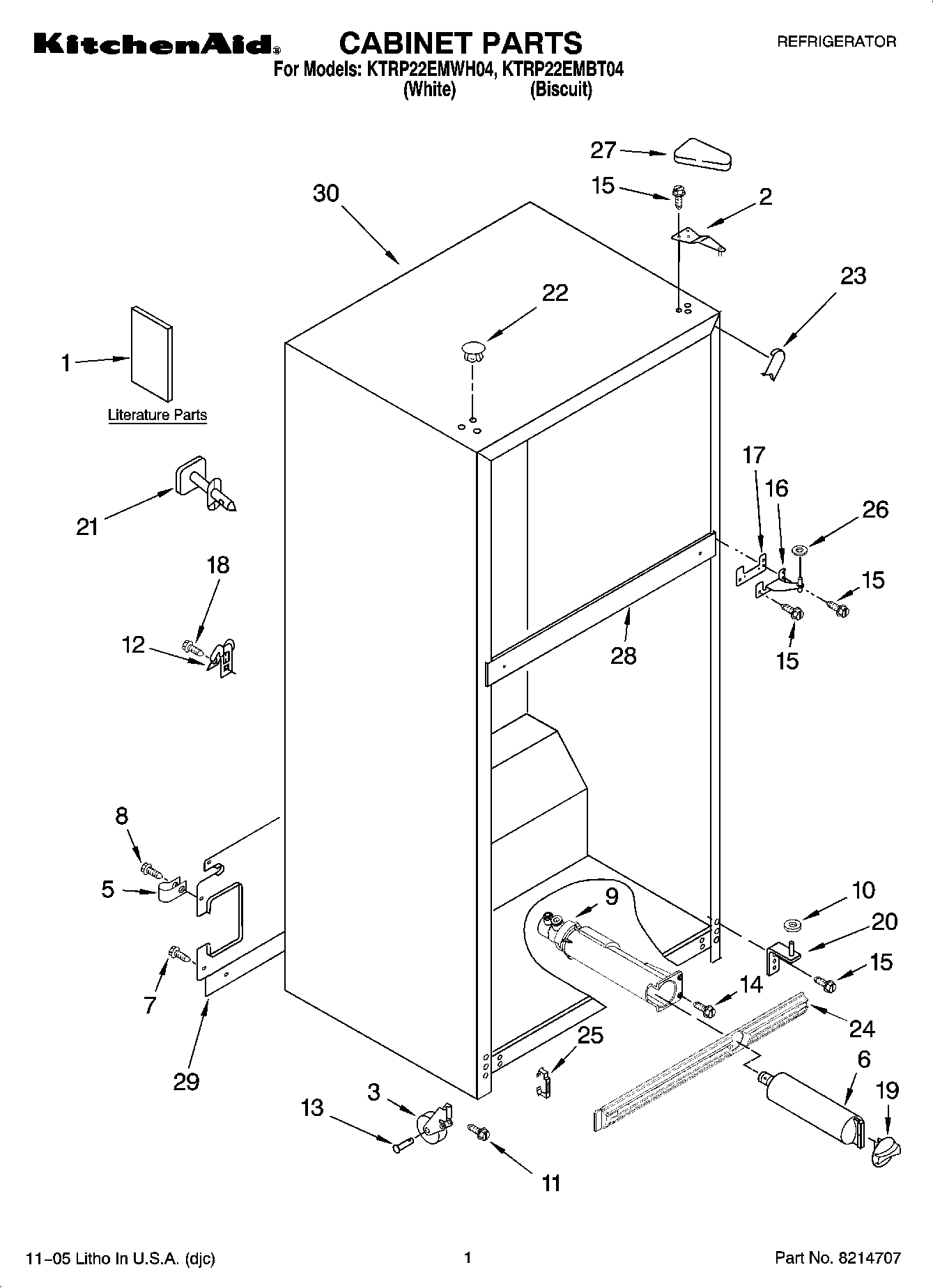 01 - CABINET PARTS