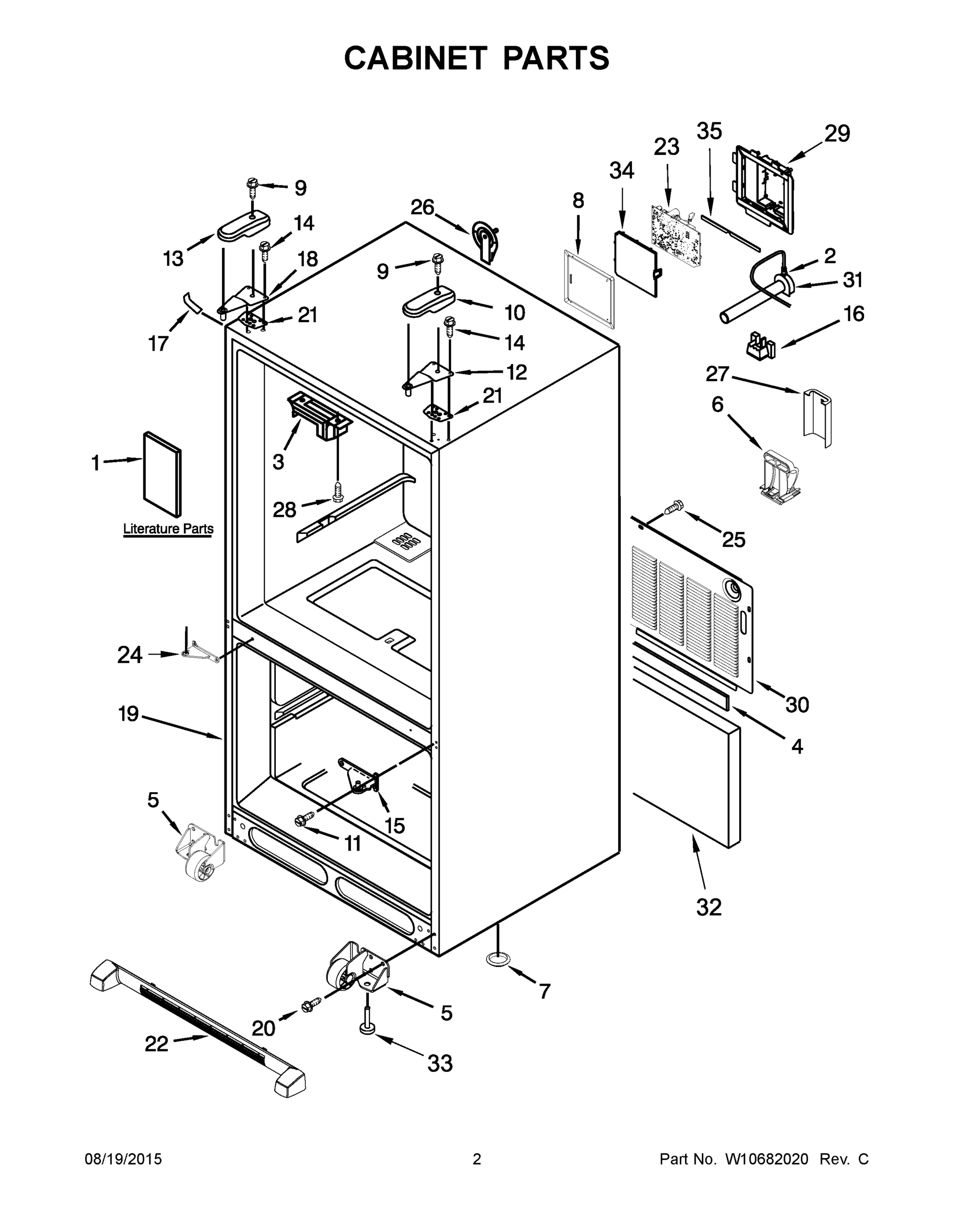 02 - CABINET PARTS