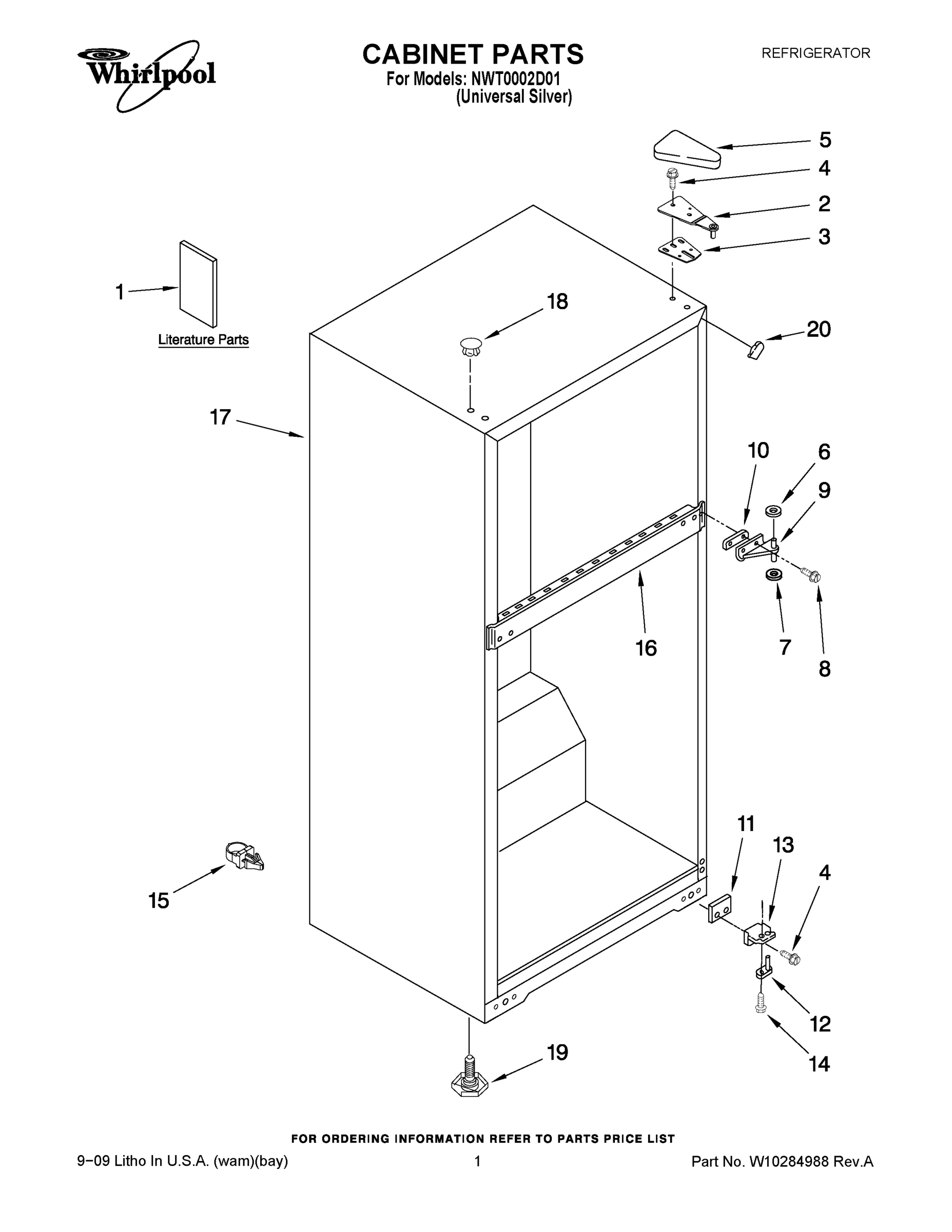 01 - CABINET PARTS