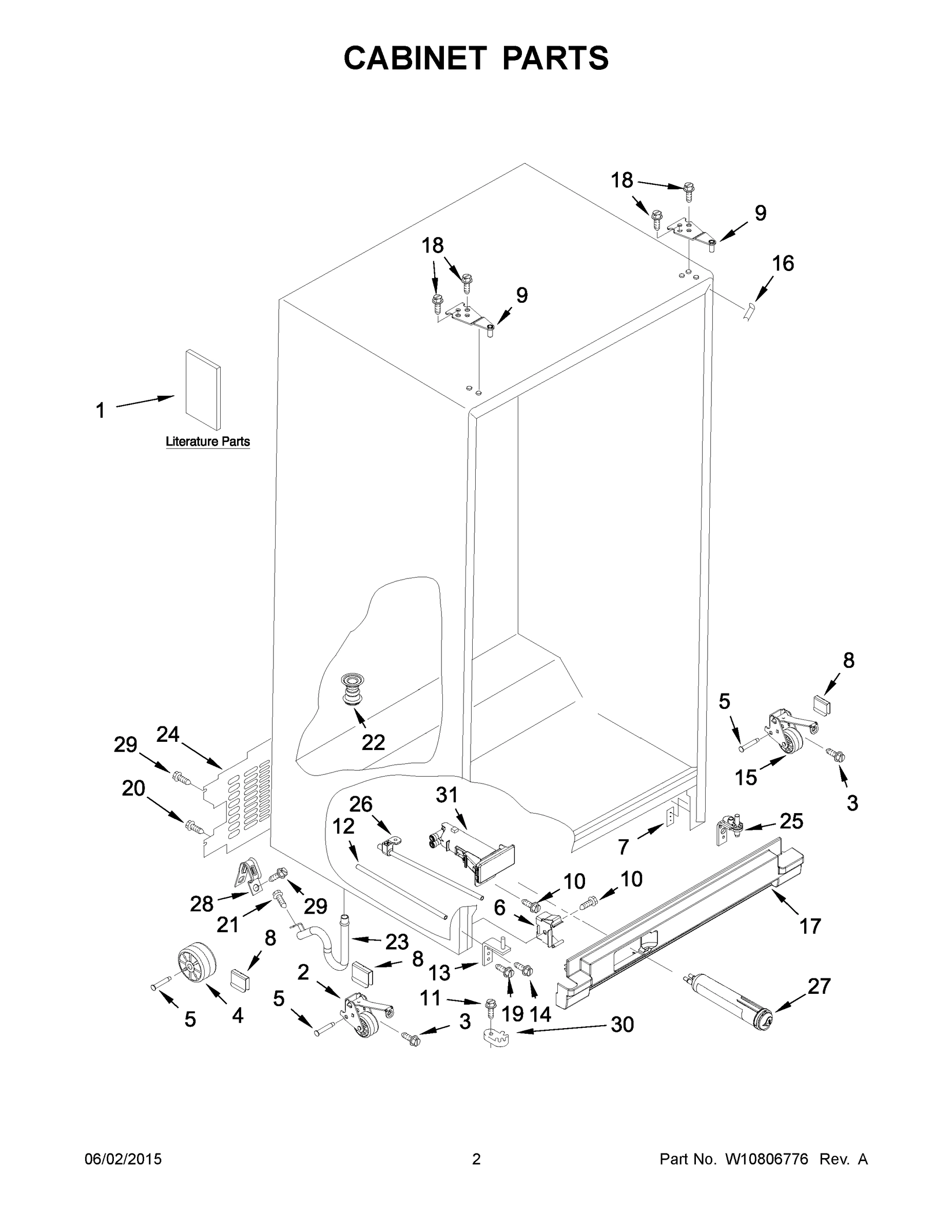 02 - CABINET PARTS