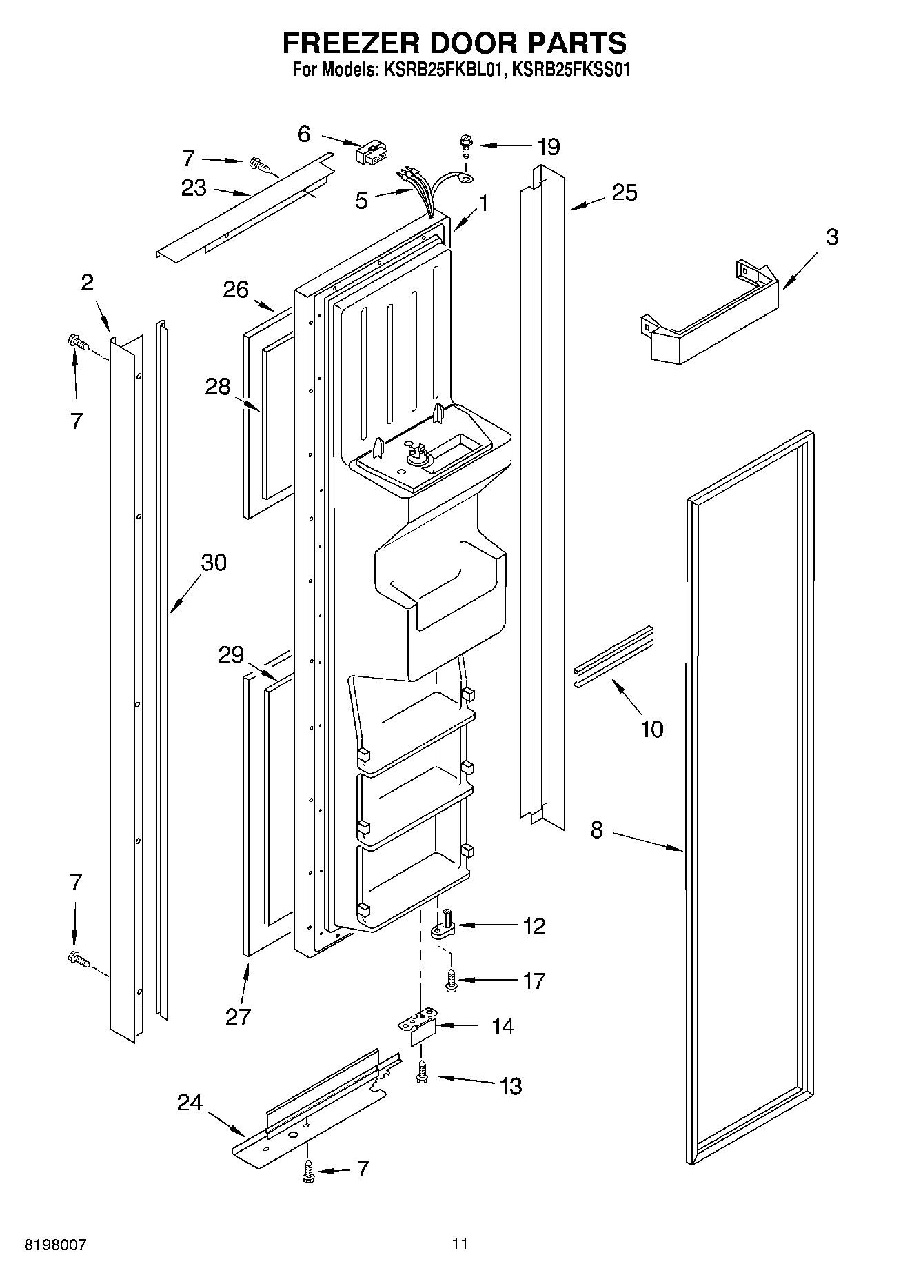 07 - FREEZER DOOR