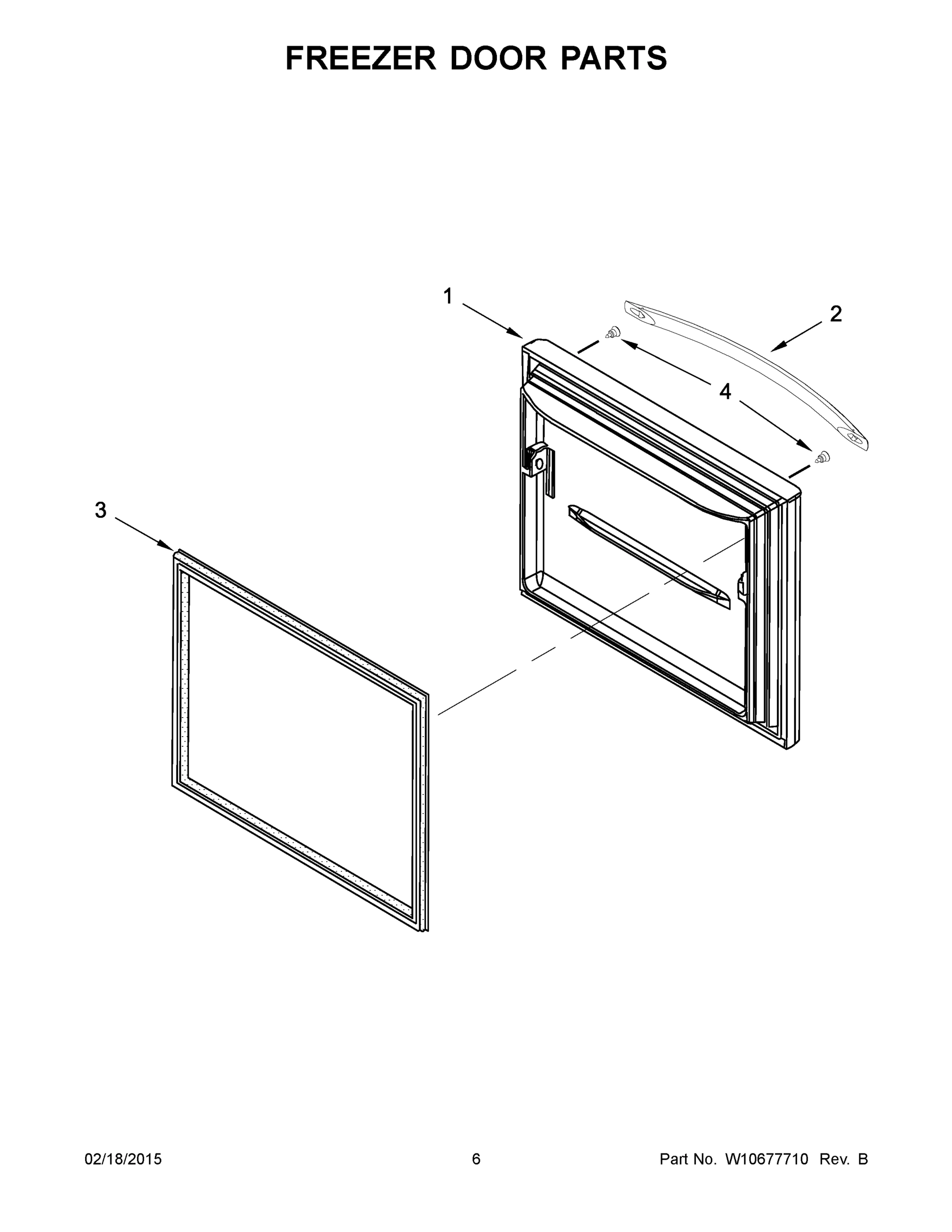 04 - FREEZER DOOR PARTS