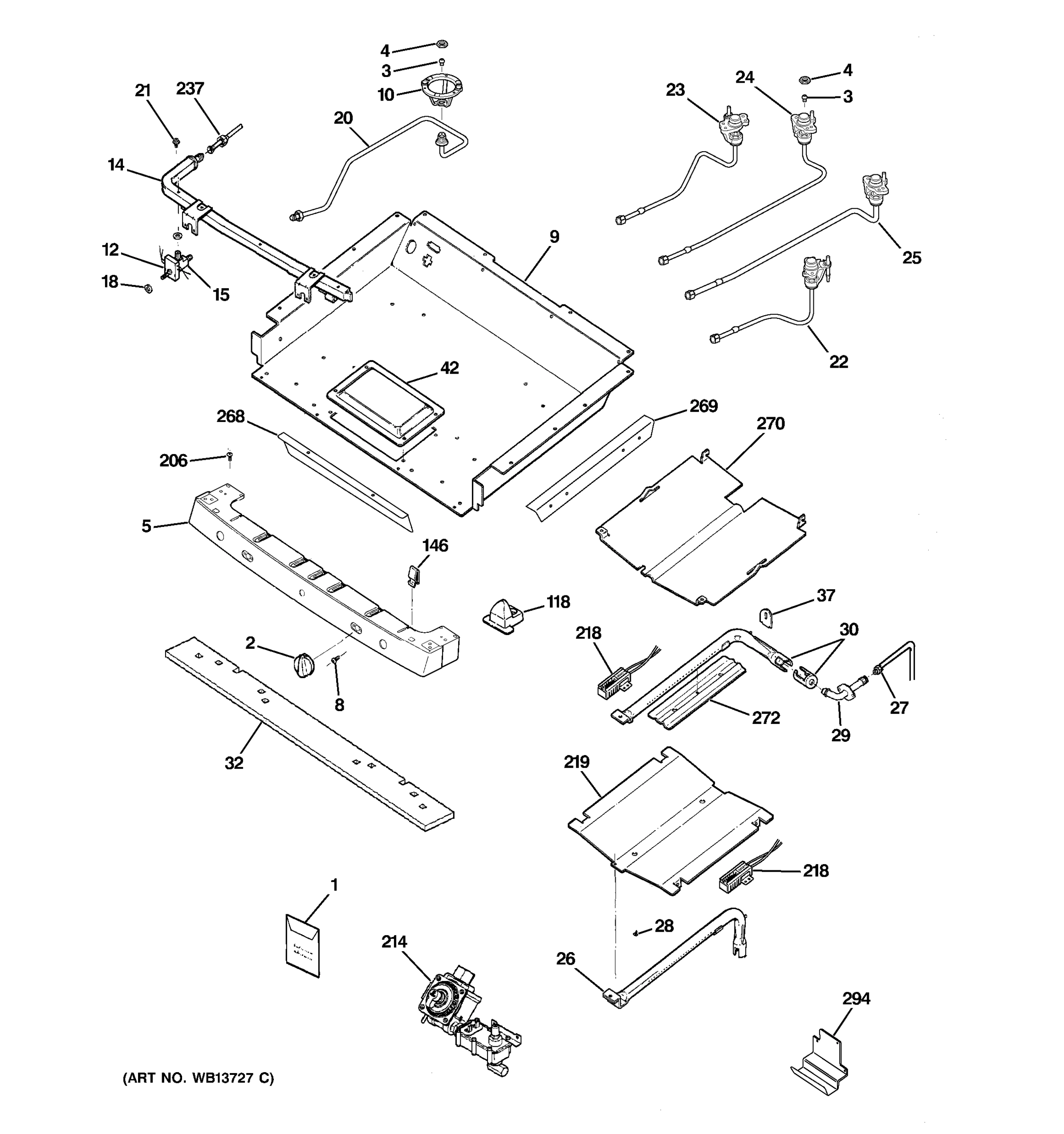GAS & BURNER PARTS