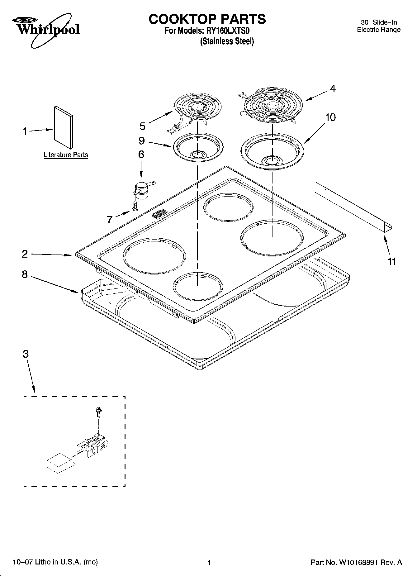 01 - COOKTOP PARTS