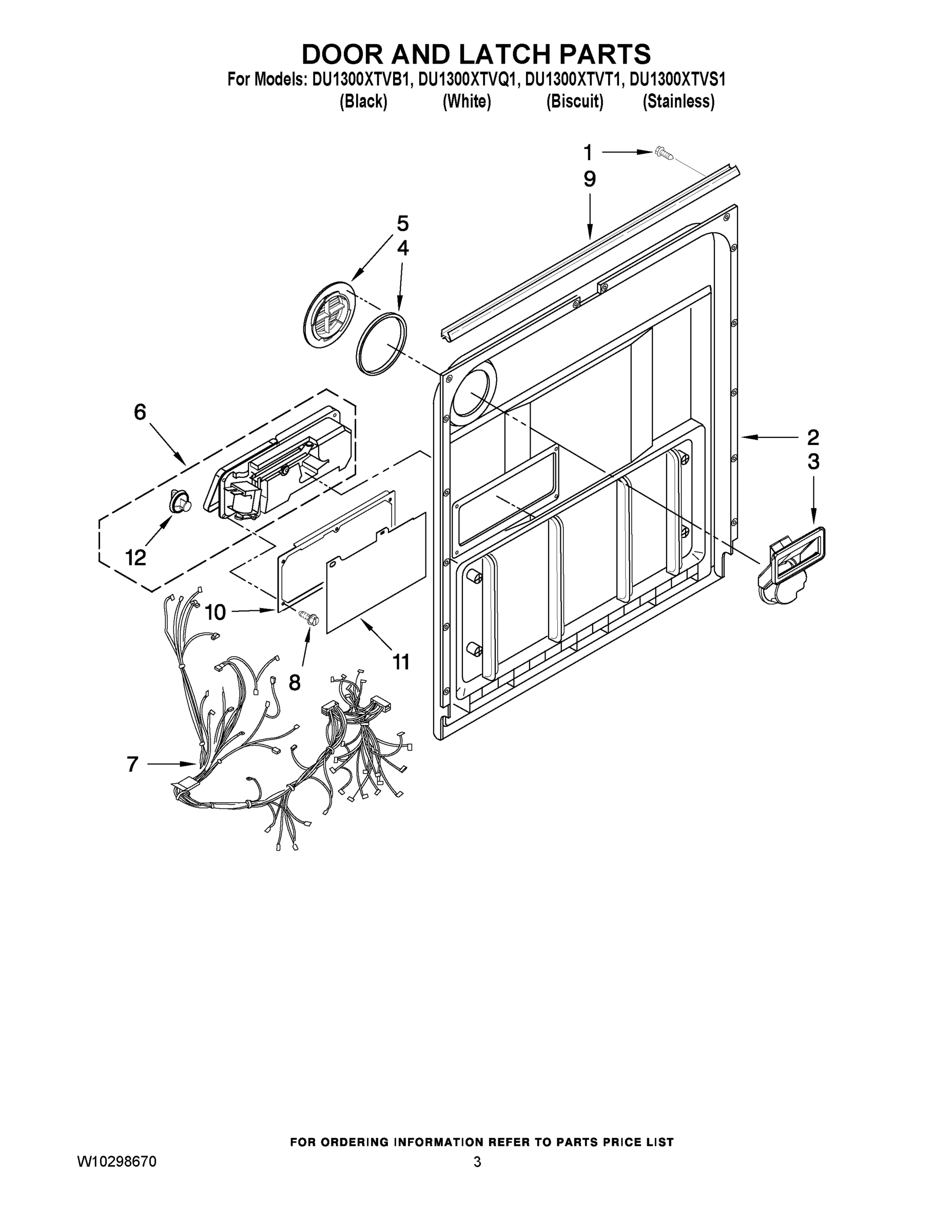 03 - DOOR AND LATCH PARTS