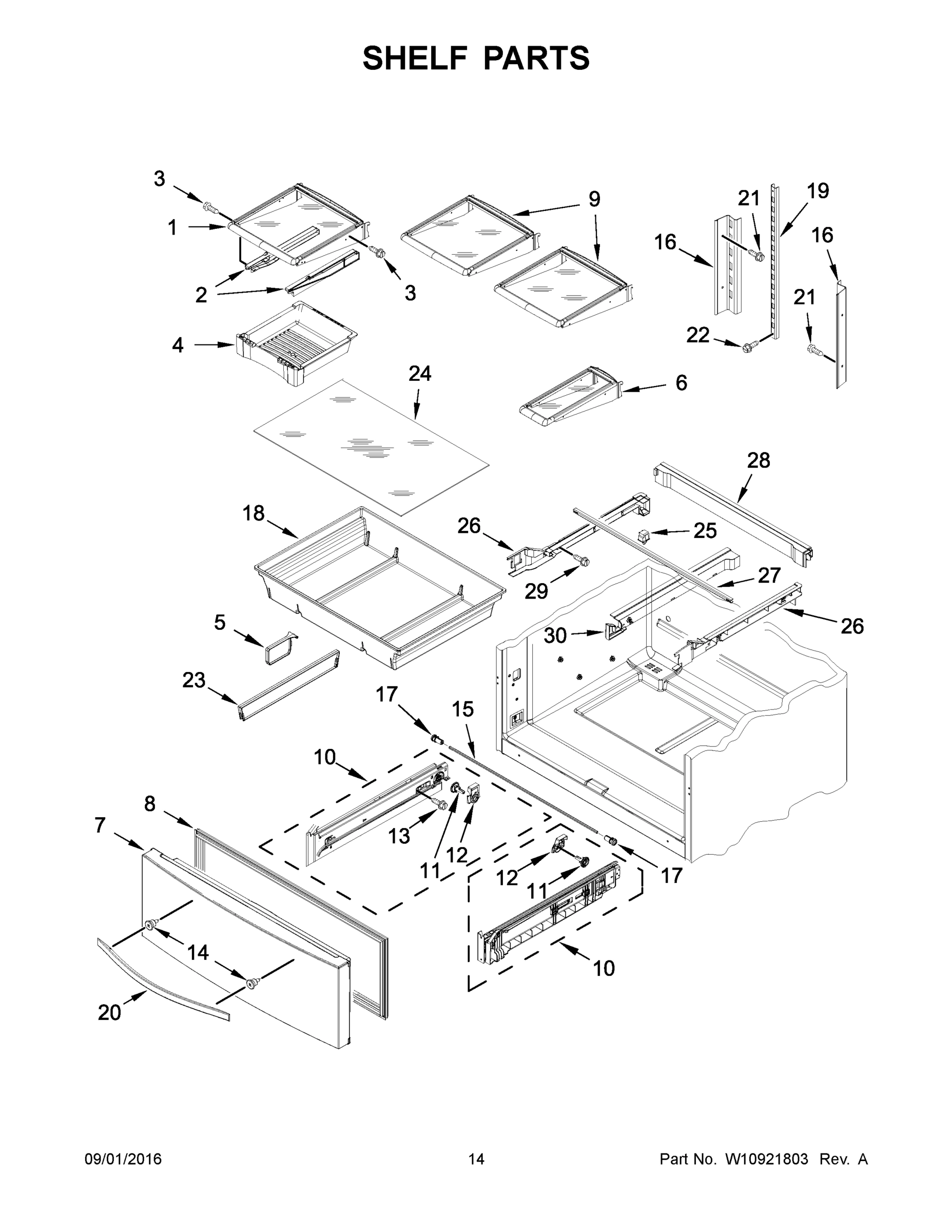 08 - SHELF PARTS