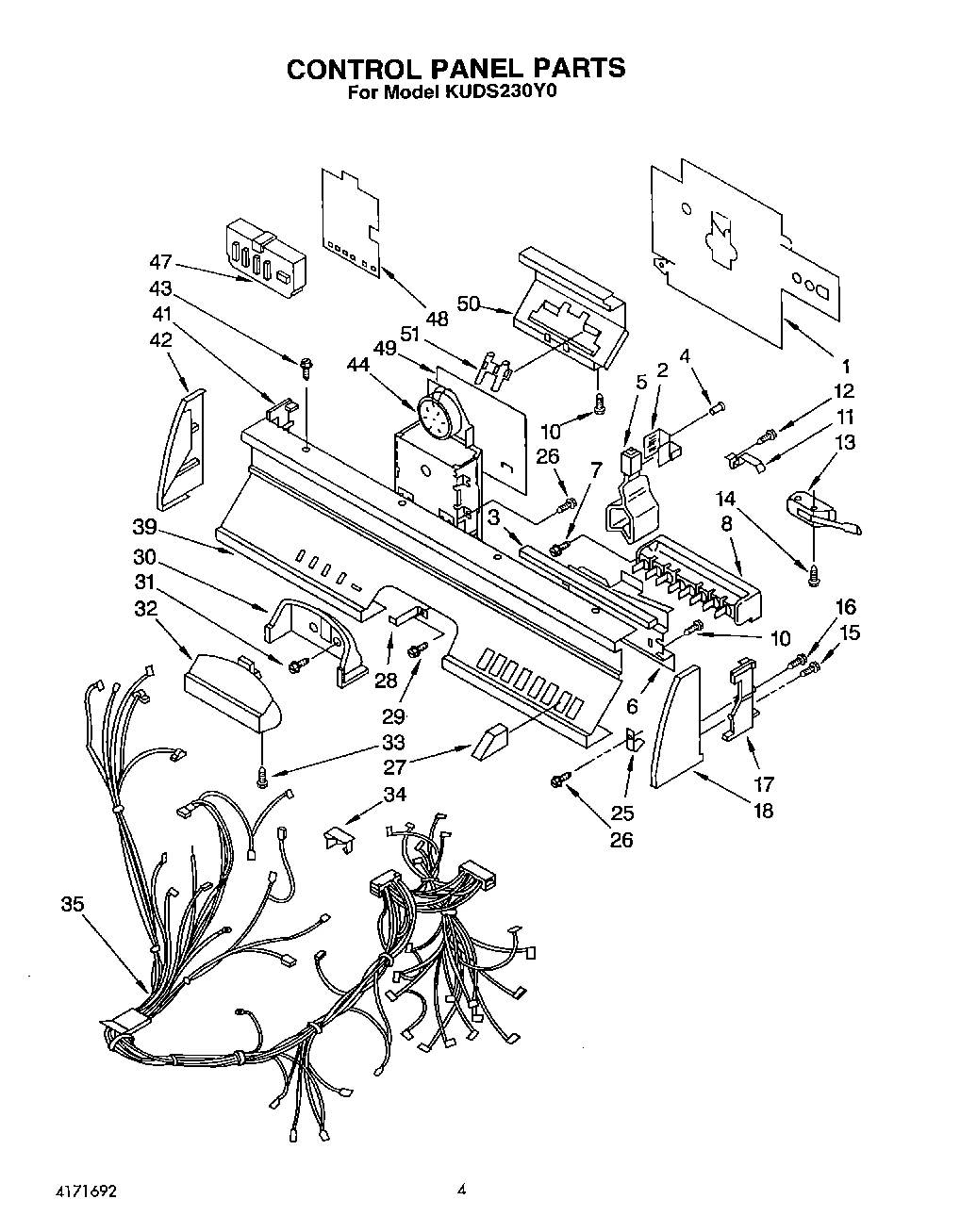 04 - CONTROL PANEL, LIT/OPTIONAL