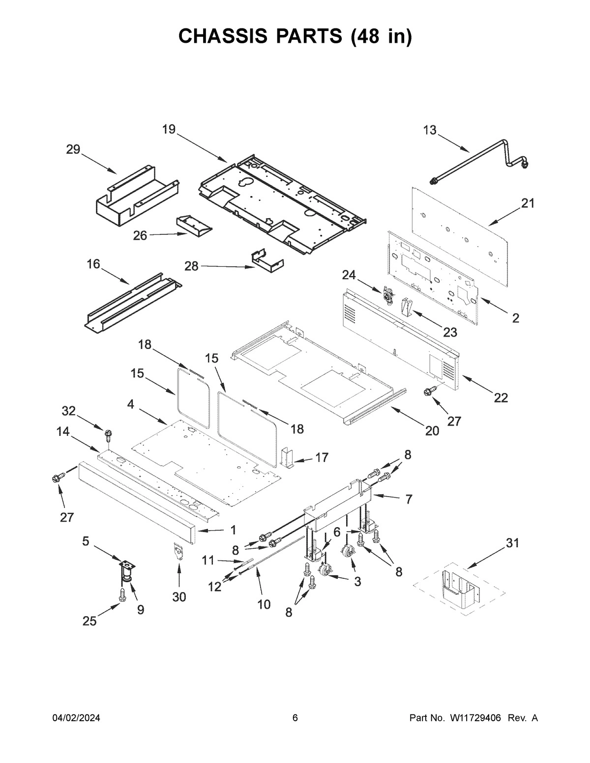 04 - CHASSIS PARTS (48 IN)