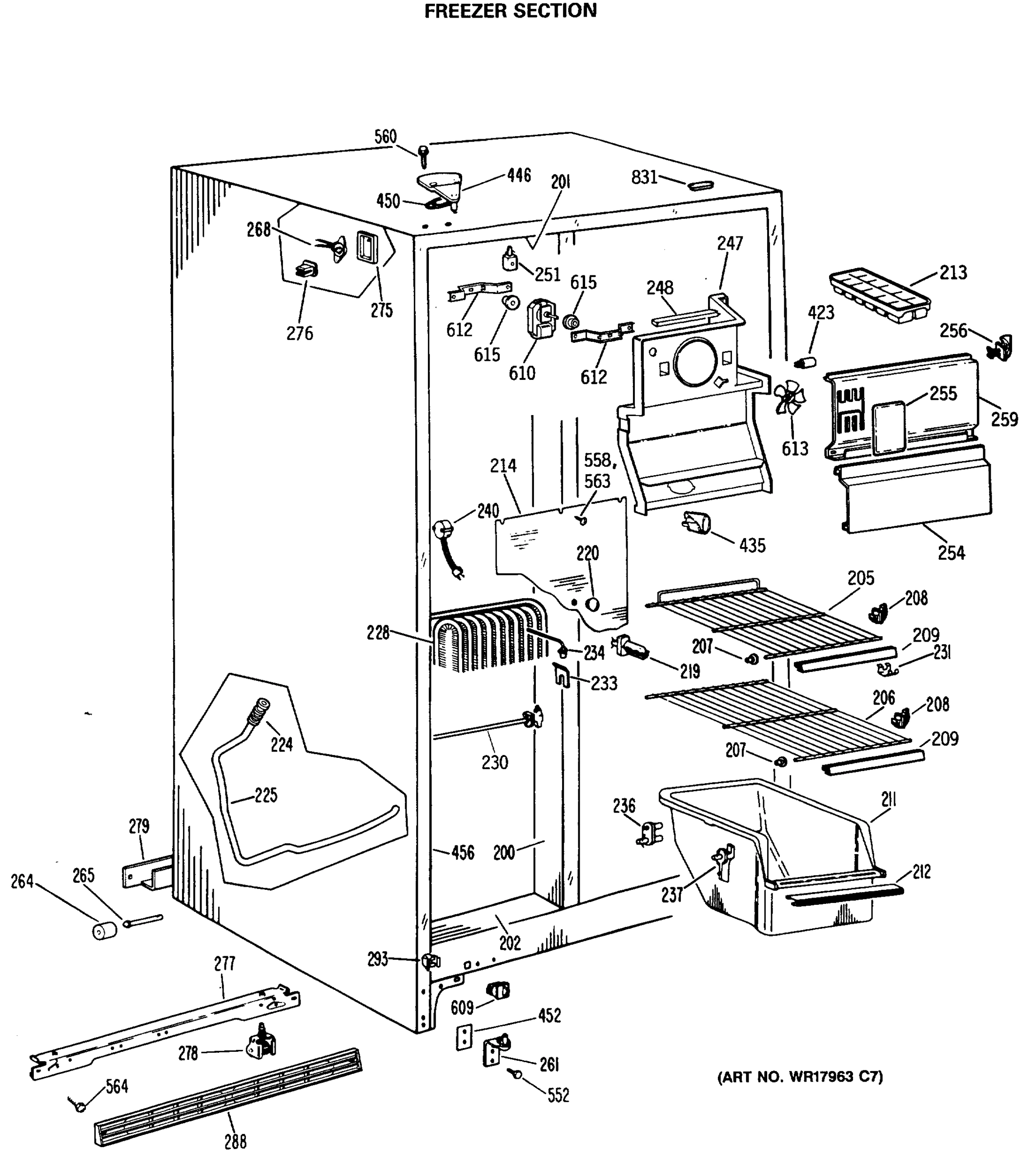 FREEZER SECTION