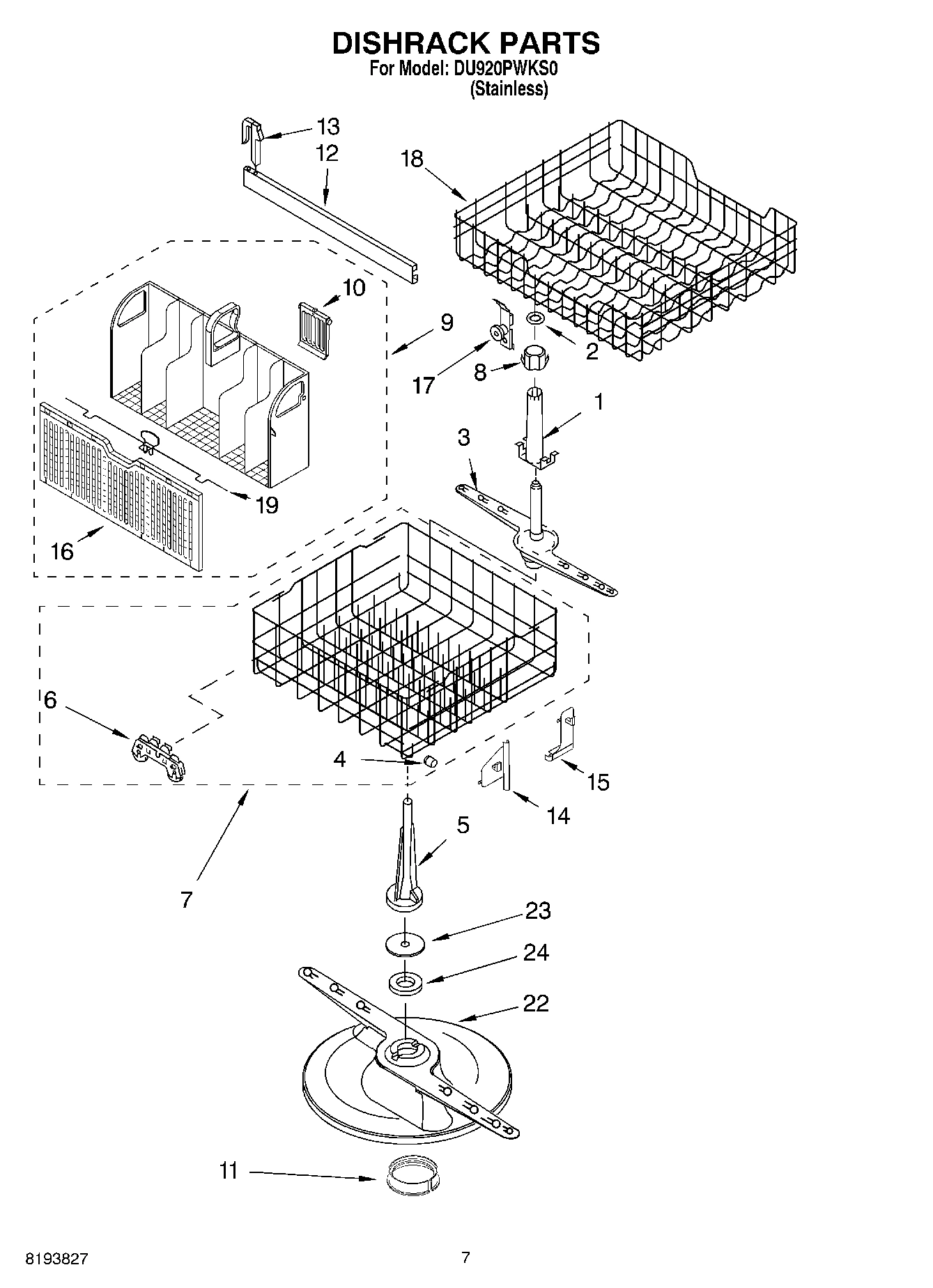 05 - DISHRACK PARTS