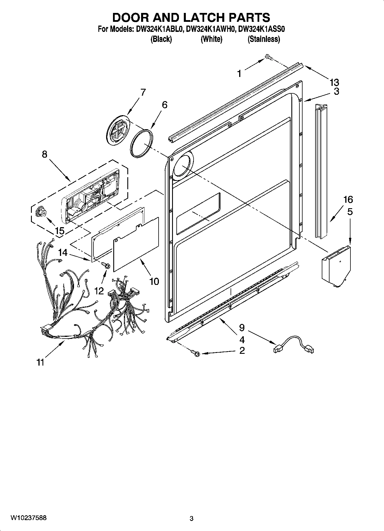 03 - DOOR AND LATCH PARTS