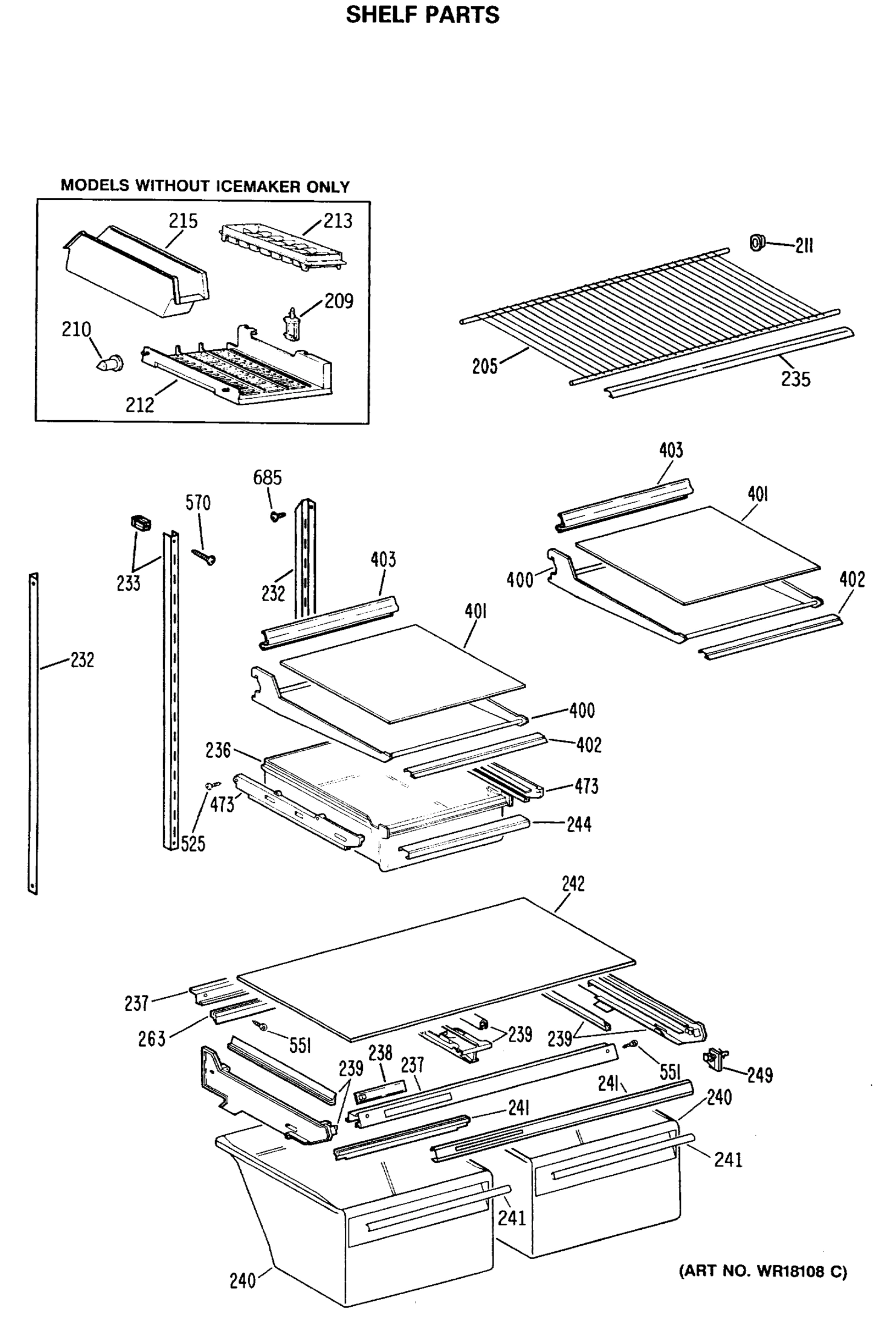 SHELF PARTS