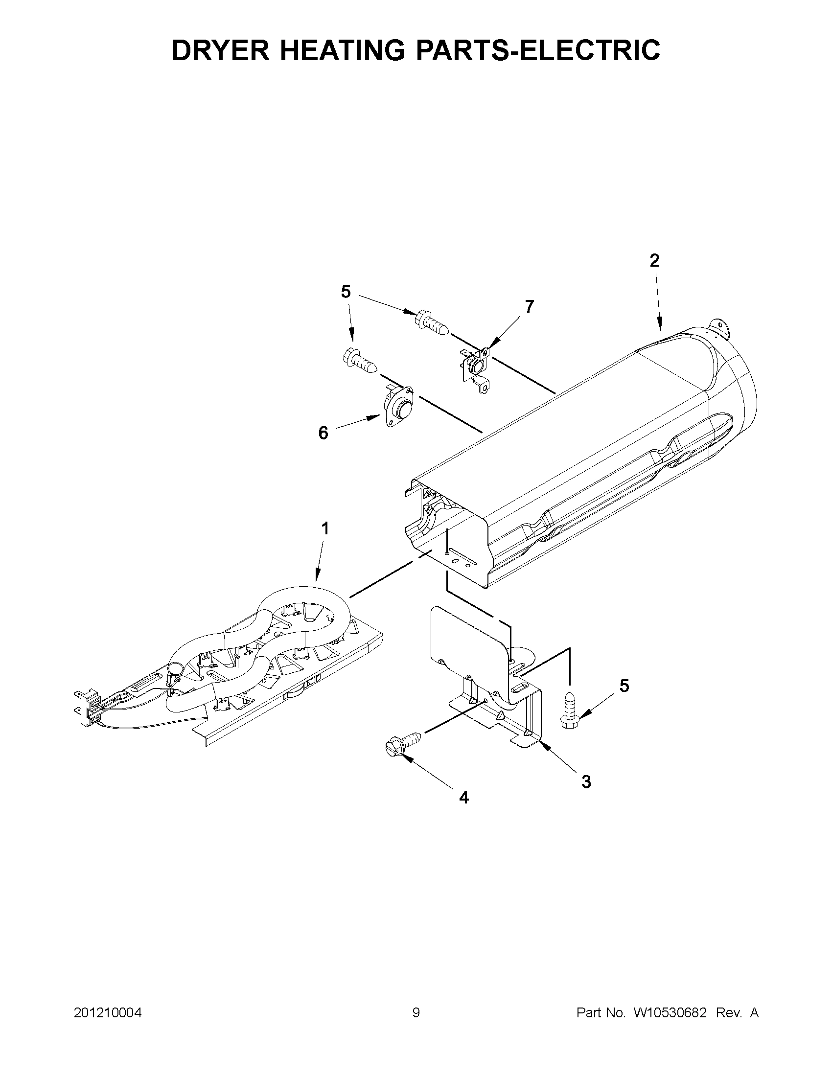 04 - DRYER HEATING PARTS-ELECTRIC