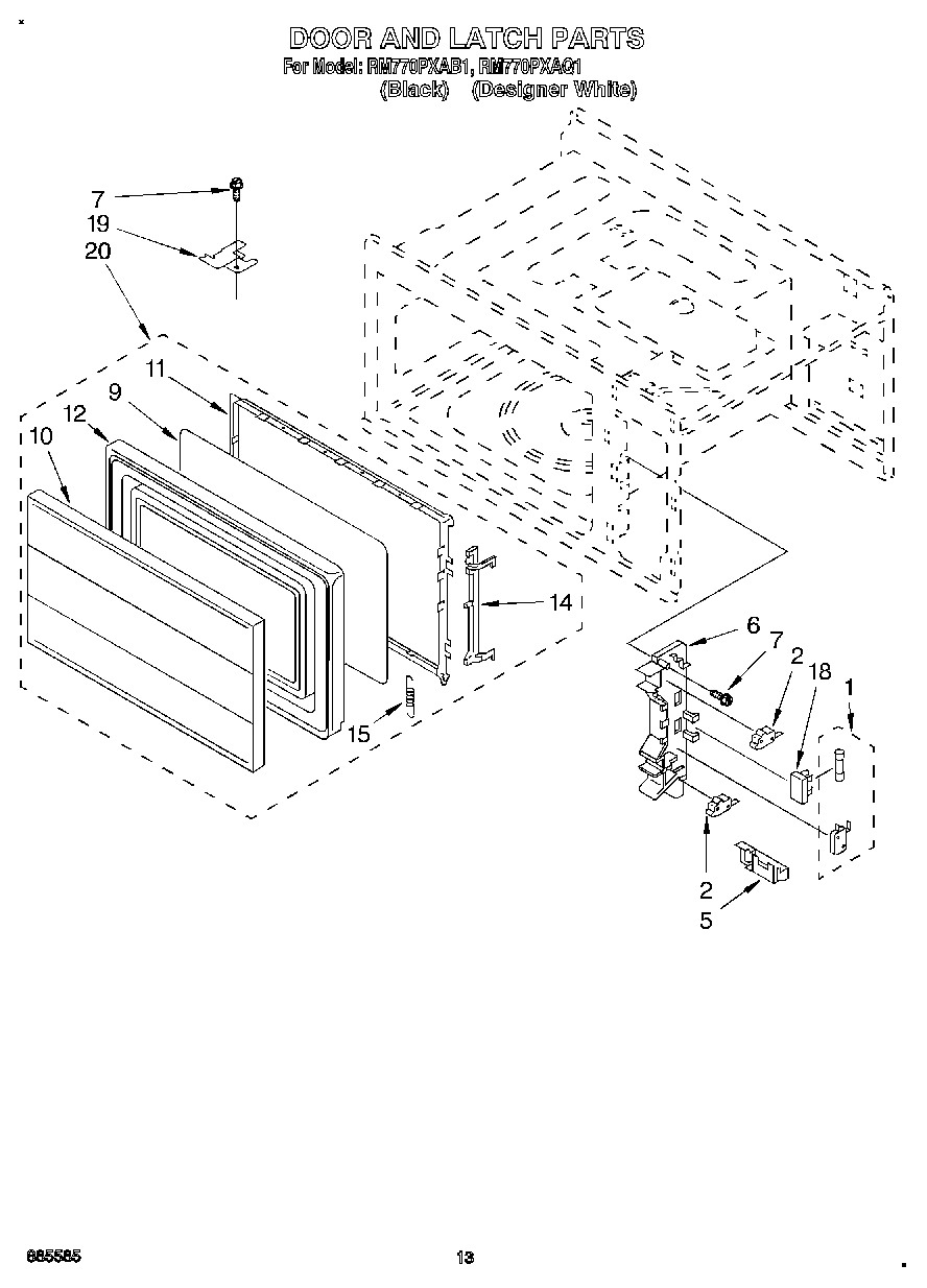 10 - DOOR AND LATCH