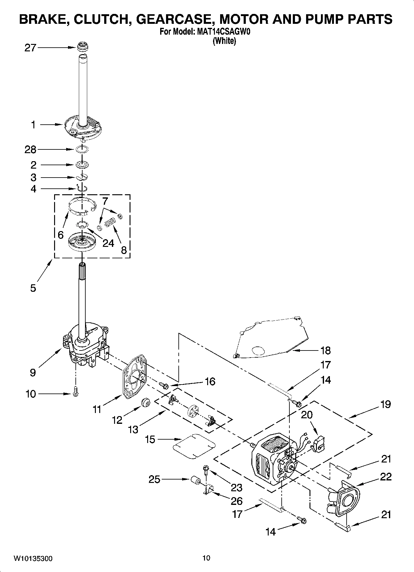 06 - BRAKE, CLUTCH, GEARCASE, MOTOR AND PUMP PARTS