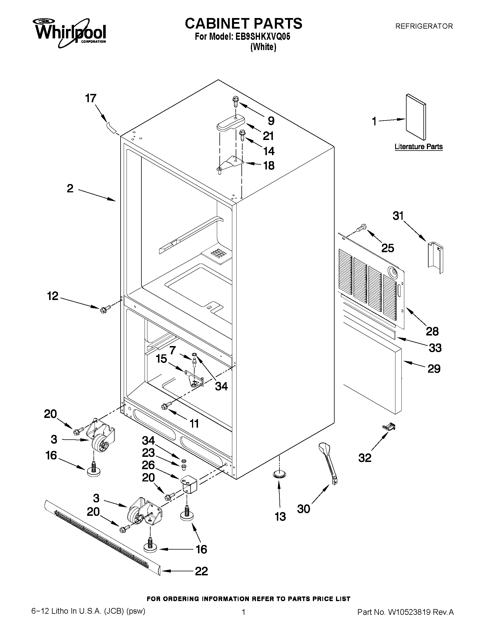 01 - CABINET PARTS
